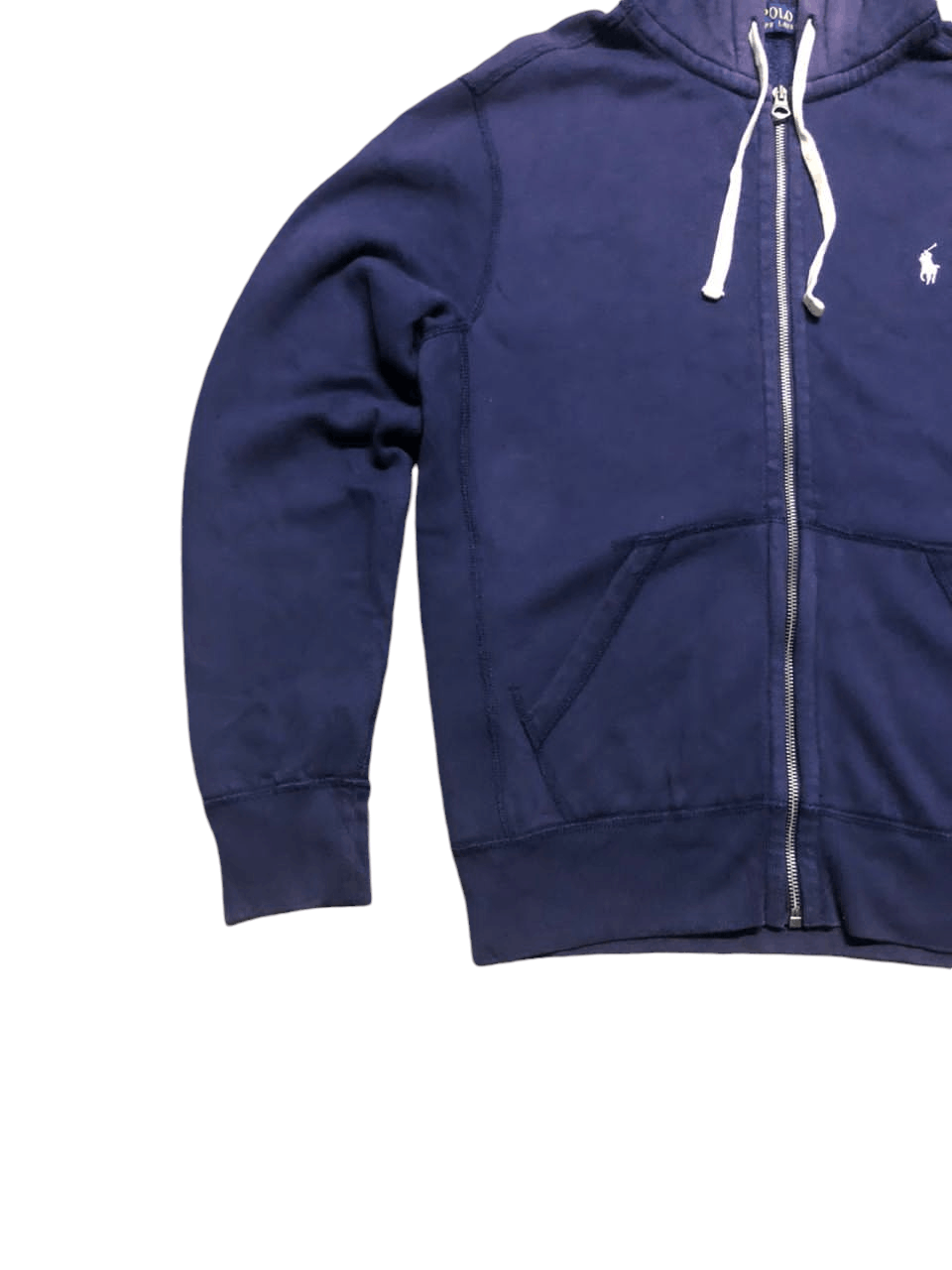Polo Ralph Lauren Archive💥 Polo Ralph Lauren Hoodie Zipper Sunfaded Faded Size US S / EU 44-46 / 1 - 8 Thumbnail