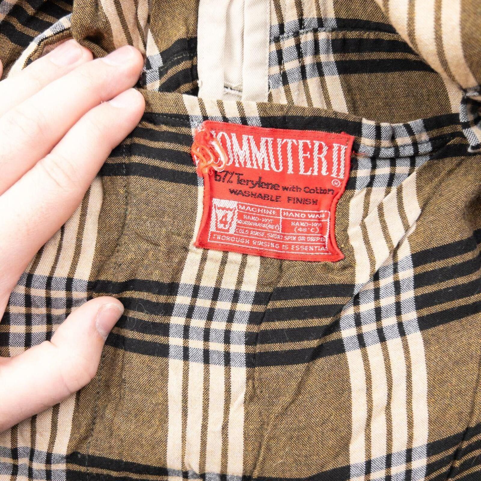 Burberry Vintage 80s Burberry Nova Check Lined Trench Jacket Size XL Size US L / EU 52-54 / 3 - 6 Thumbnail