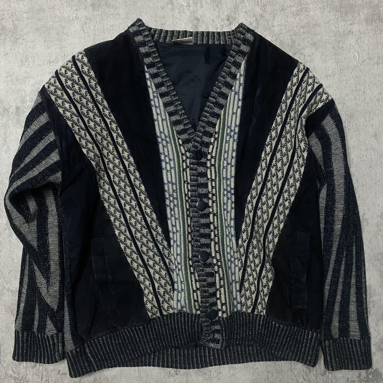 Other Navy and cream vintage cardigan cardigan Size US M / EU 48-50 / 2 - 1 Thumbnail