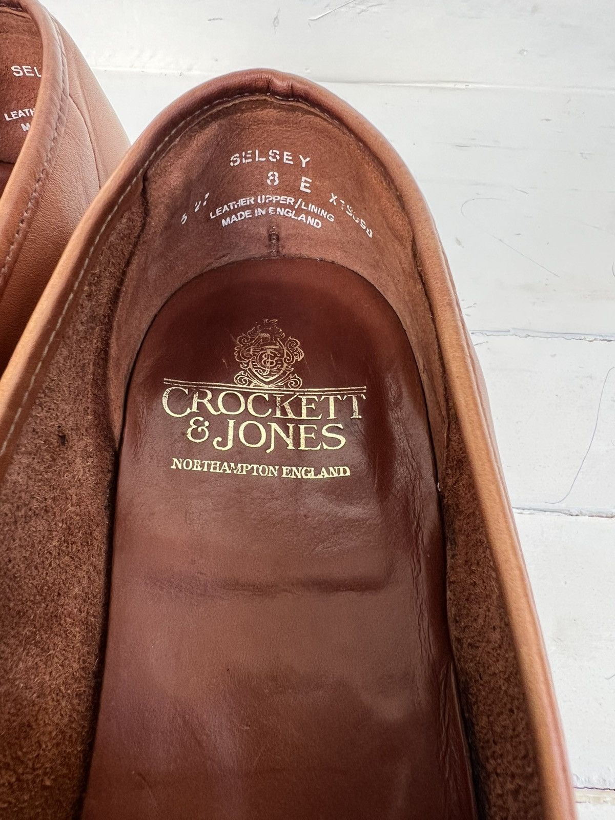 Crockett & Jones Crockett & Jones SELSEY Brown Leather Penny Loafers Shoes Size US 9 / EU 42 - 13 Thumbnail