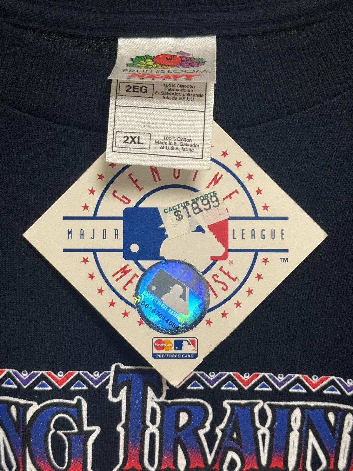 MLB Vintage 2005 2X MLB Spring Training 2000’s NWT new 2XL shirt Size US XXL / EU 58 / 5 - 13 Thumbnail