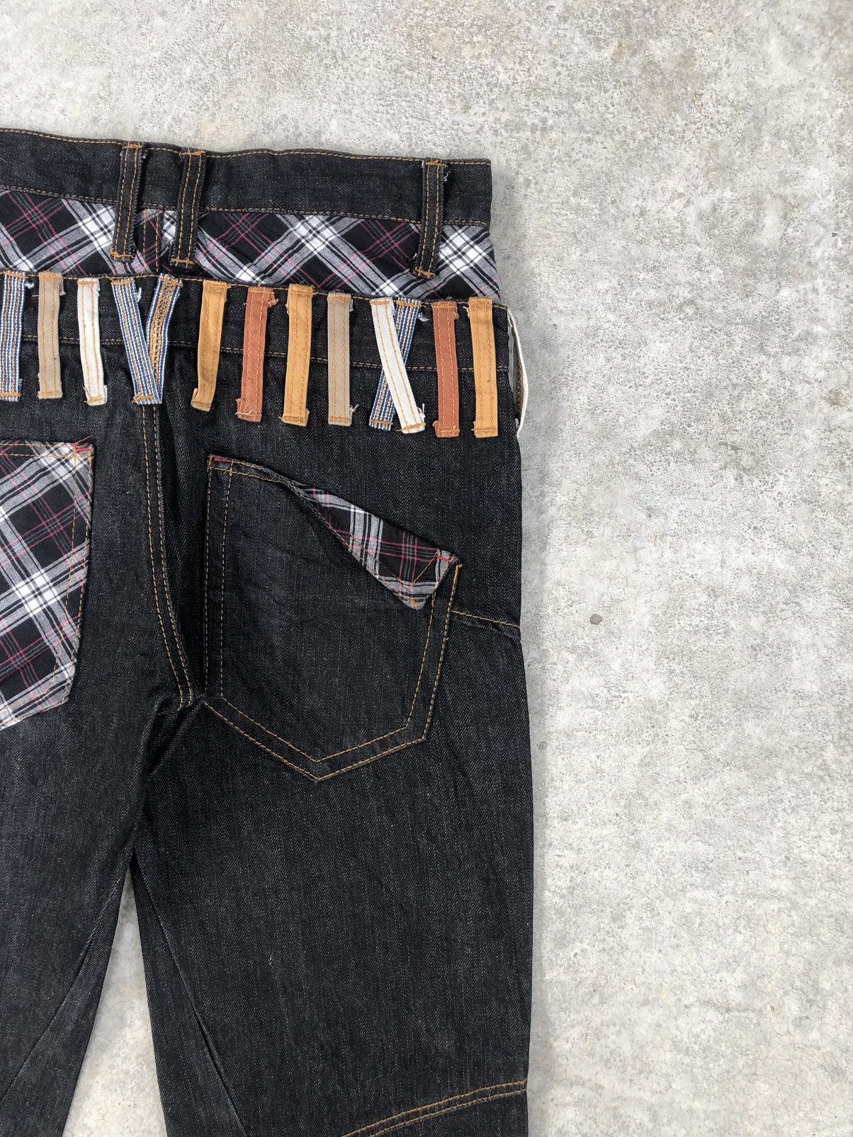 Hysteric Glamour Japanese Nylaus Double Waist Distressed Jeans Size US 30 / EU 46 - 11 Thumbnail