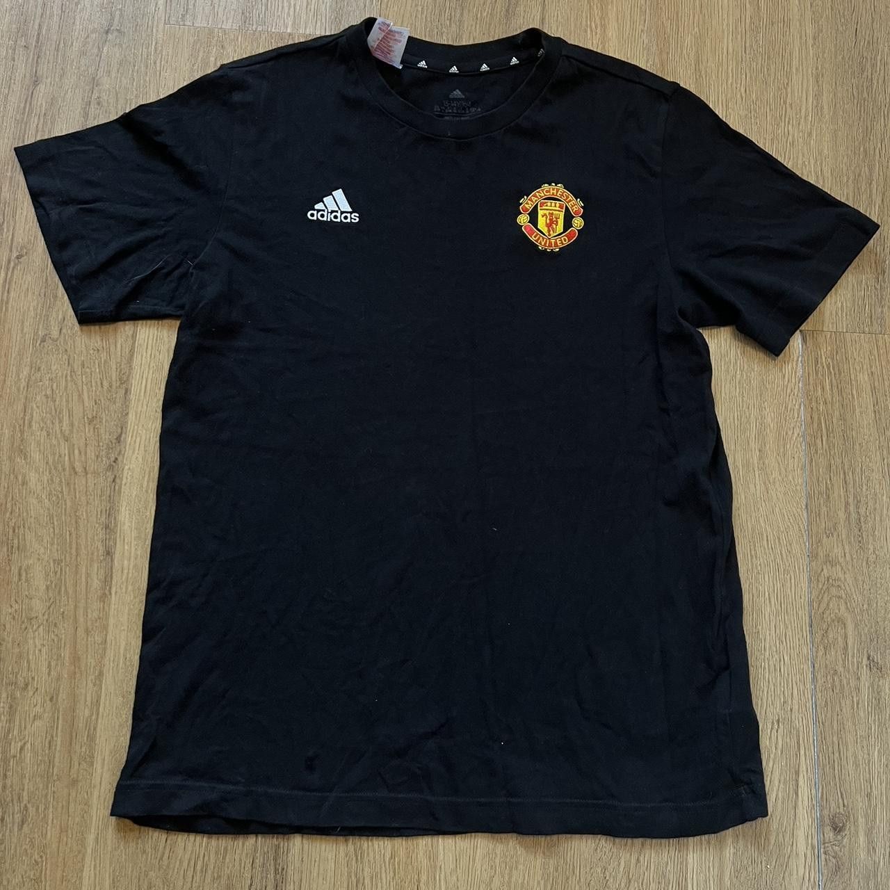 Adidas Adidas black Manchester United football shirt Size US XS / EU 42 / 0 - 1 Thumbnail