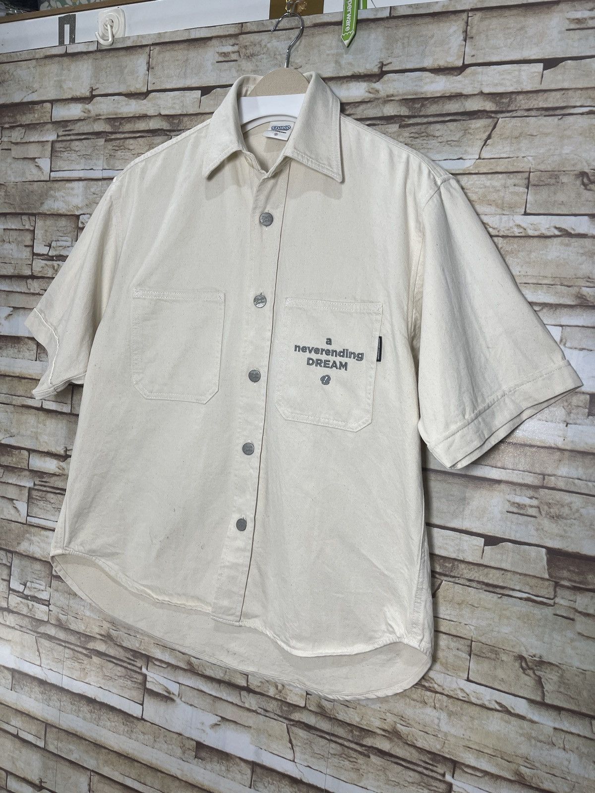 GU × Japanese Brand × Studio Seven StudioSeven x GU Collaboration Denim Work Shirt Size S Size US S / EU 44-46 / 1 - 3 Thumbnail