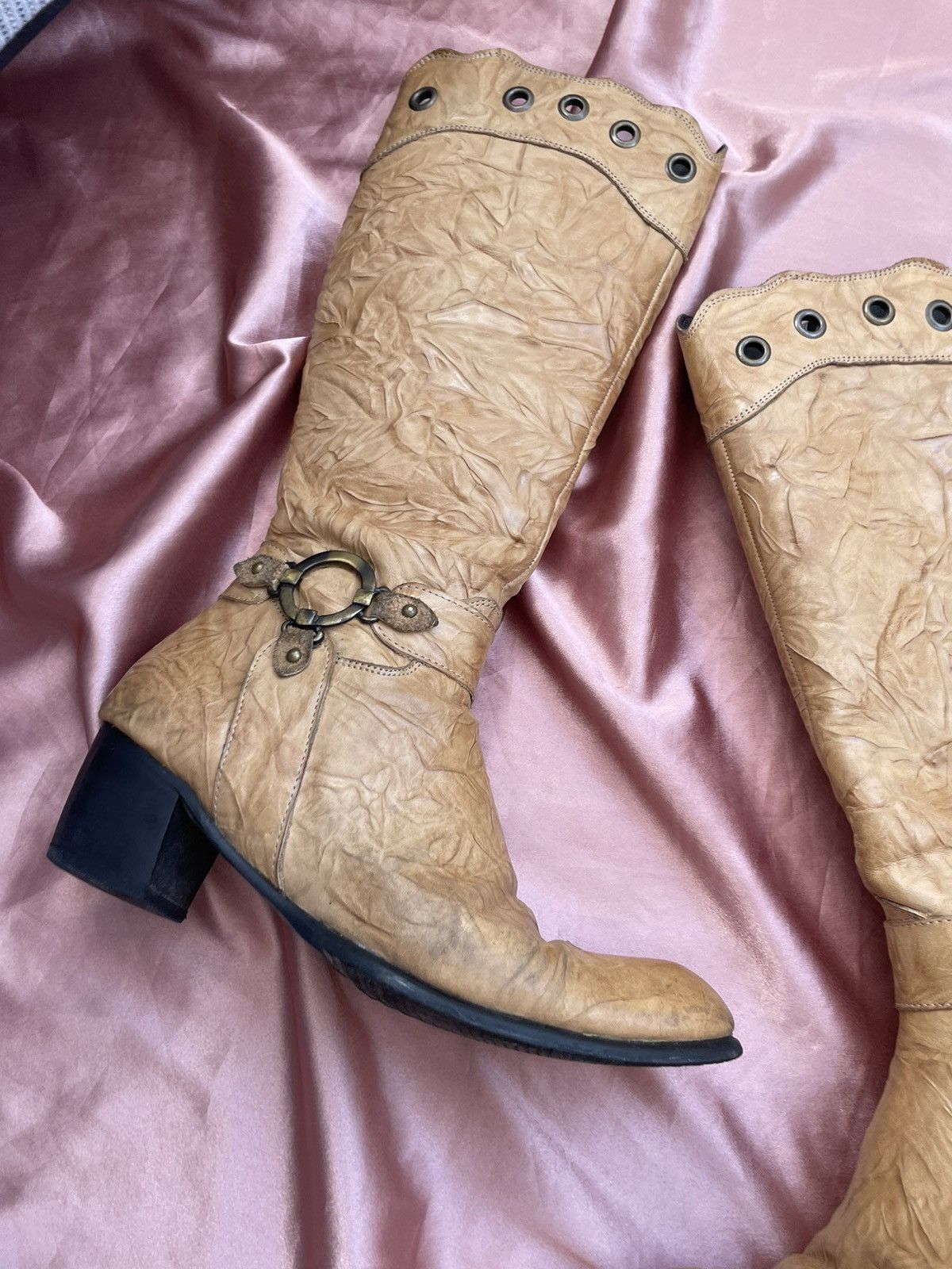 Vintage y2k boots leather Size US 7.5 / IT 37.5 - 8 Thumbnail