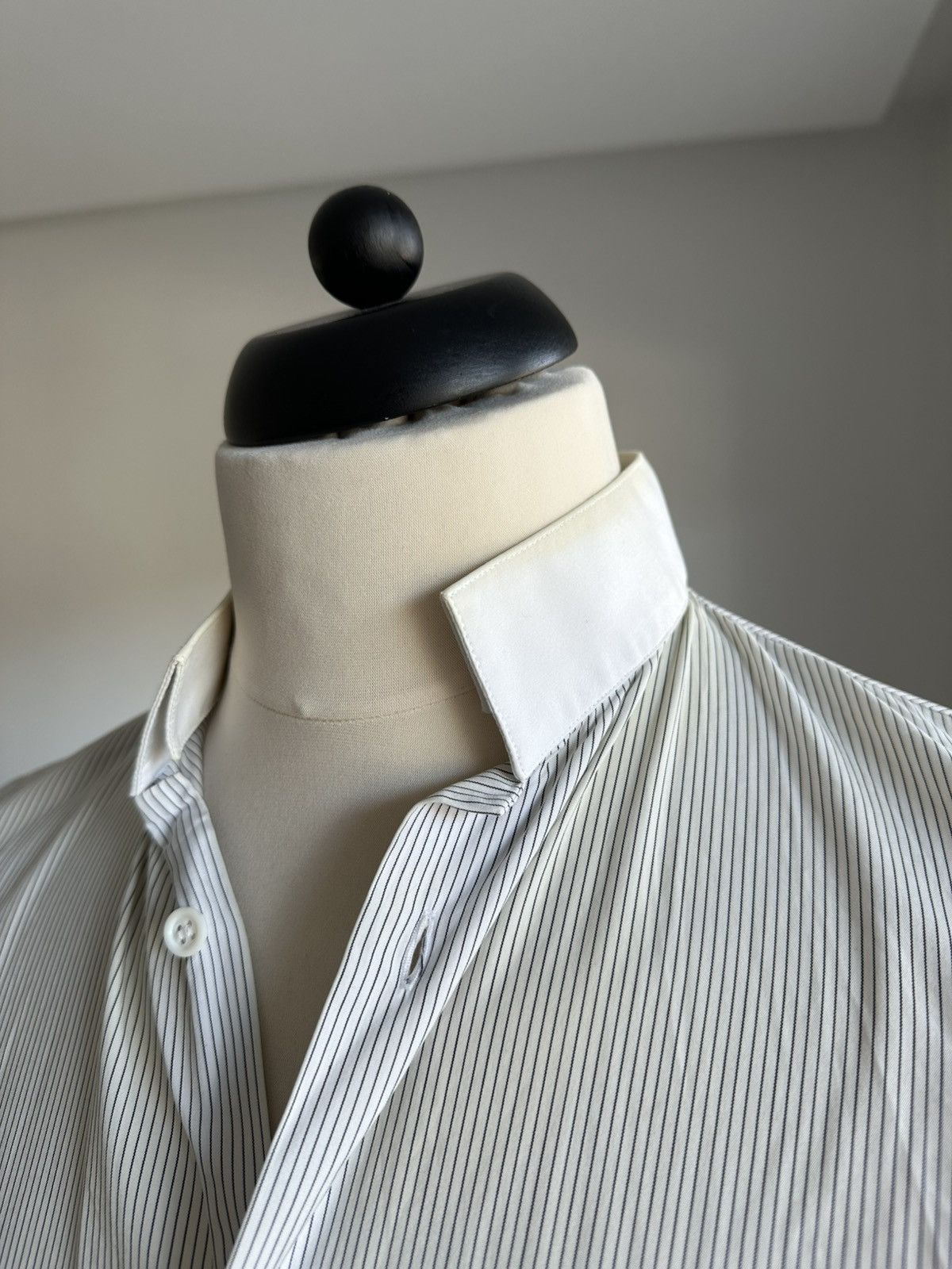 Dior × Hedi Slimane Dior Homme by Hedi Slimane Striped Button Down, 39 Size US M / EU 48-50 / 2 - 7 Thumbnail