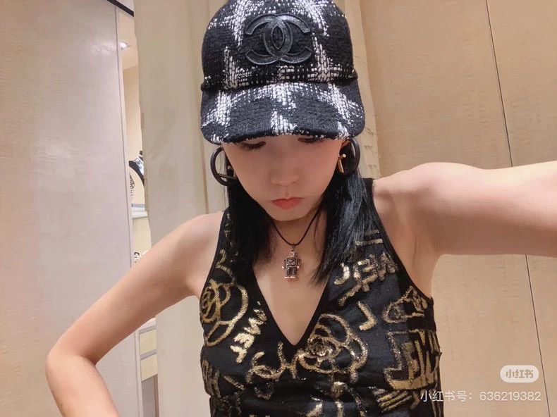 Chanel Chanel Tweed Cap with Double C Logo Size ONE SIZE - 5 Thumbnail