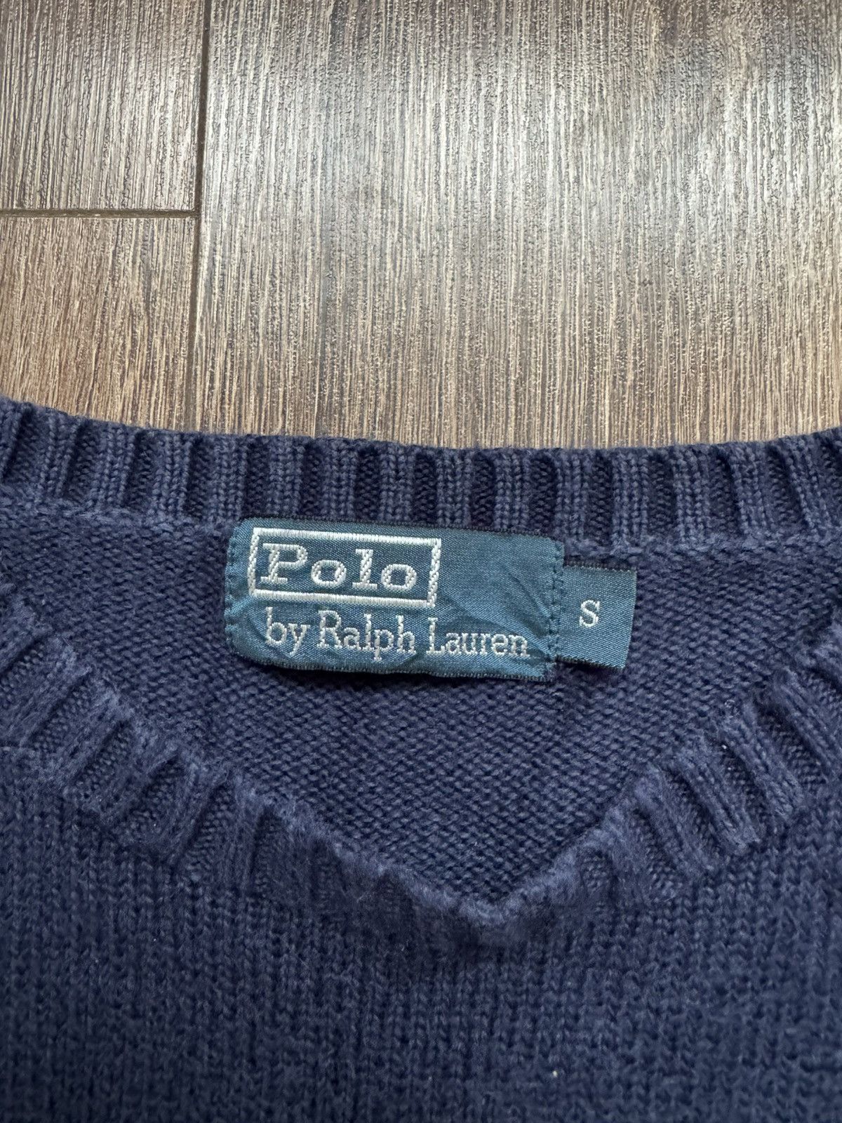 Polo Ralph Lauren Polo Ralph Lauren men’s Small knitted navy blue sweater Size US S / EU 44-46 / 1 - 4 Thumbnail