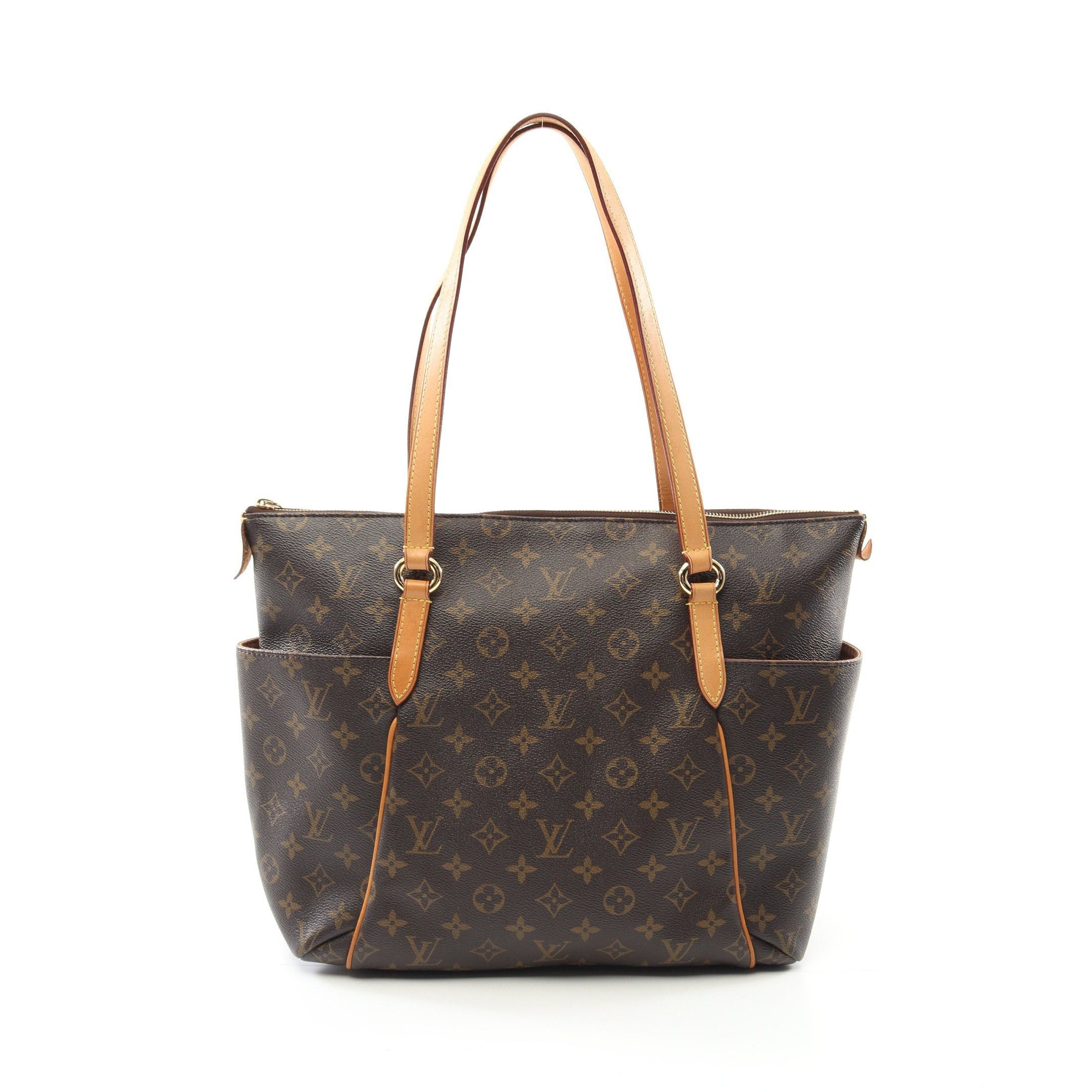 Louis Vuitton Totally Mm Monogram Shoulder Bag Tote Leather Brown, Women's