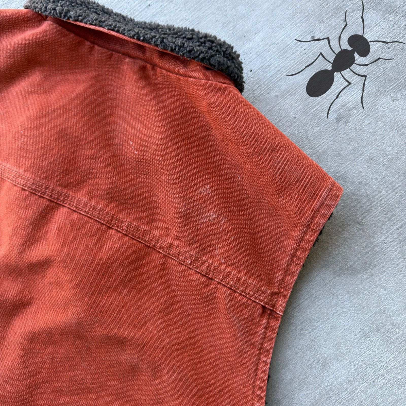Carhartt × Vintage Vintage Y2K Carhartt V33 Orange work wear vest Size US XL / EU 56 / 4 - 5 Thumbnail
