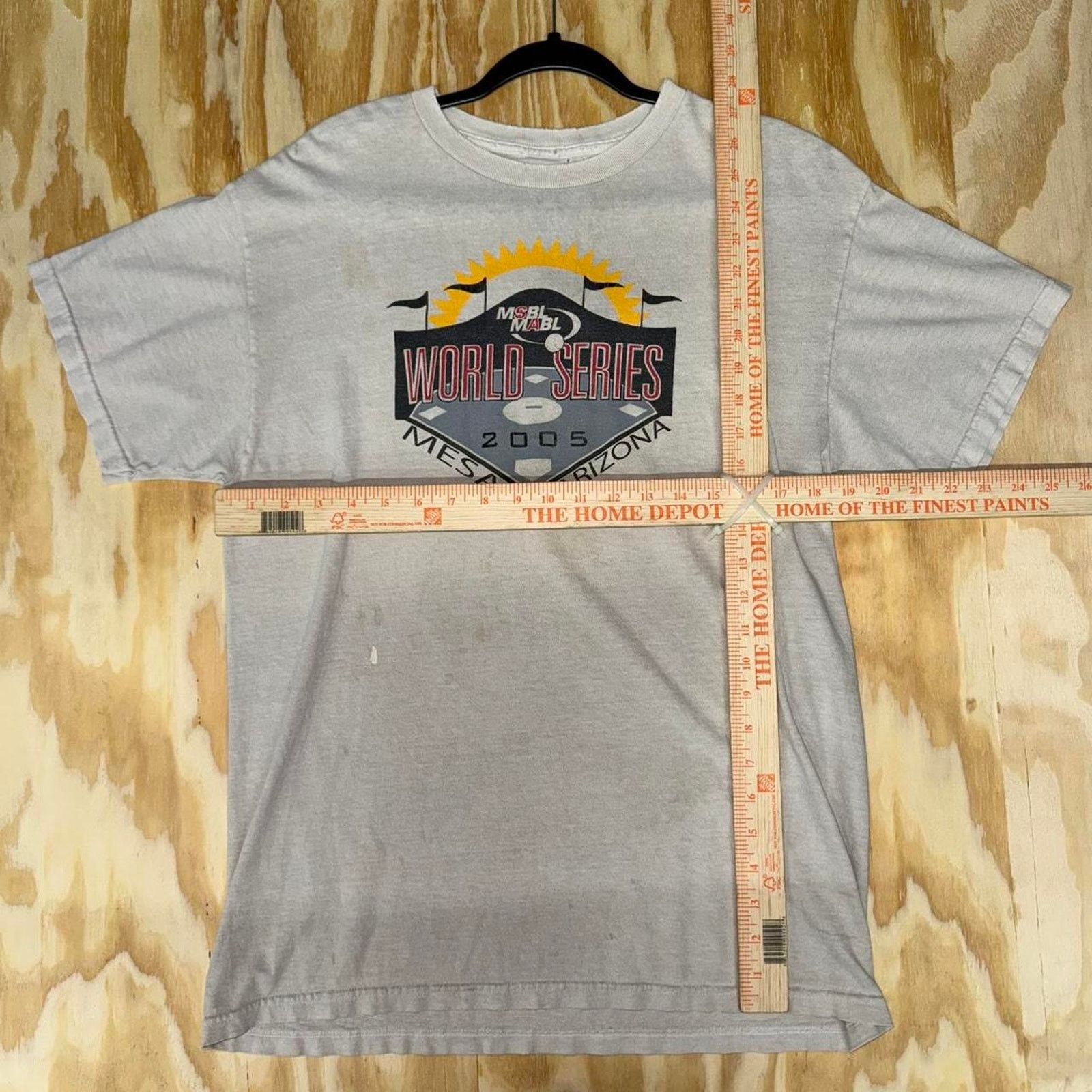 Vintage Vintage y2k world series 2005 mesa arizona baseball t-shirt Size US XL / EU 56 / 4 - 3 Thumbnail