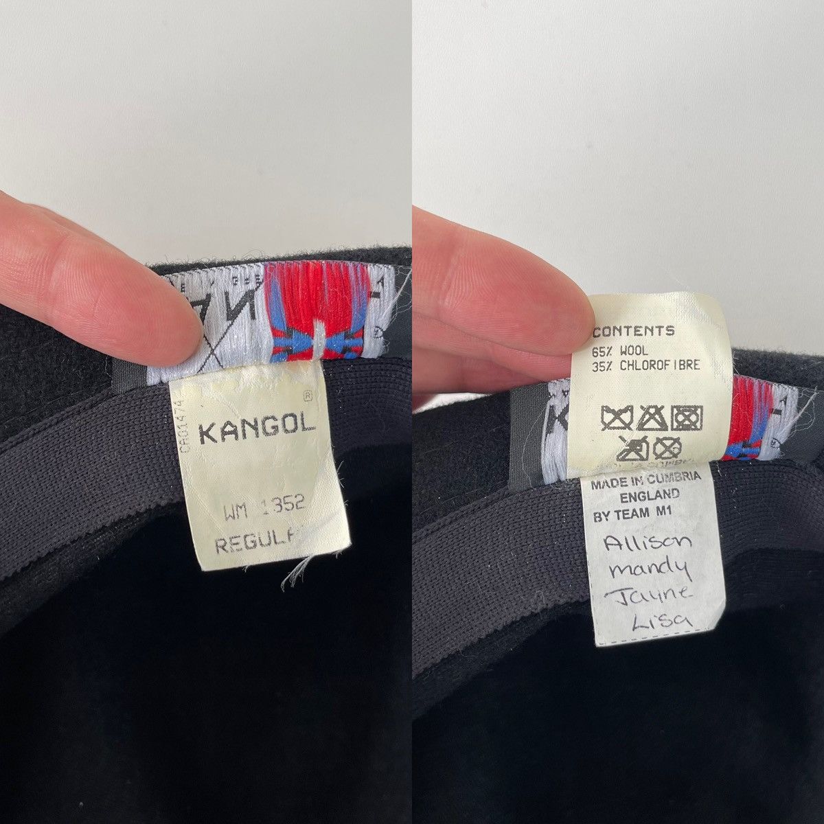 Kangol Kangol Wool Regular Bowler Hat 90’s Vintage Black WM Women’s Size ONE SIZE - 9 Thumbnail