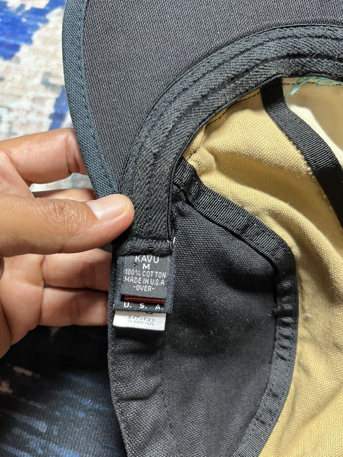 KAVU 🔥RARE Vintage KAVU Panel Multicolour Cap 90s Size ONE SIZE - 7 Thumbnail