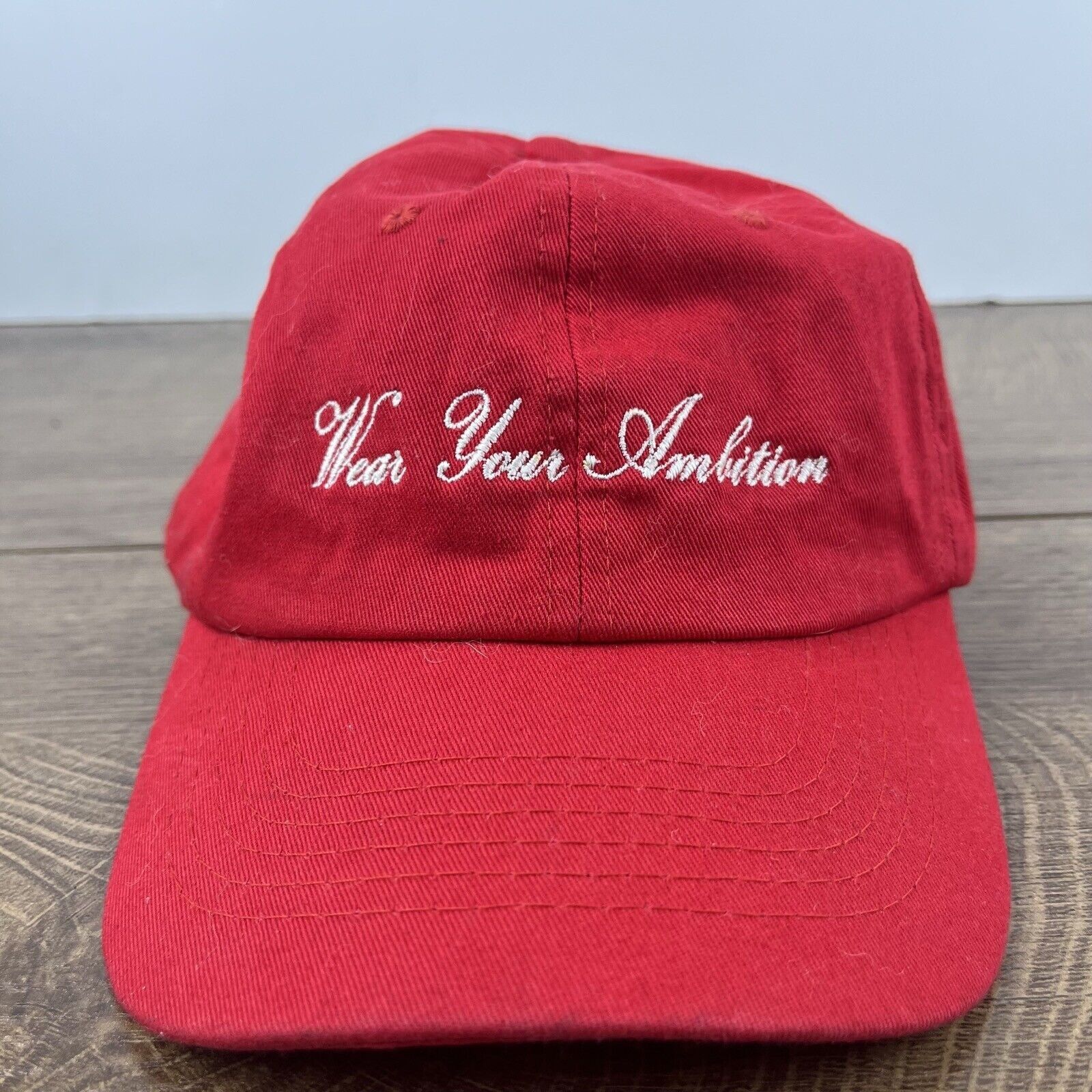 Other Wear Your Ambition Hat Ambition Hat Red Hat Adjustable Hat R Size ONE SIZE - 2 Thumbnail