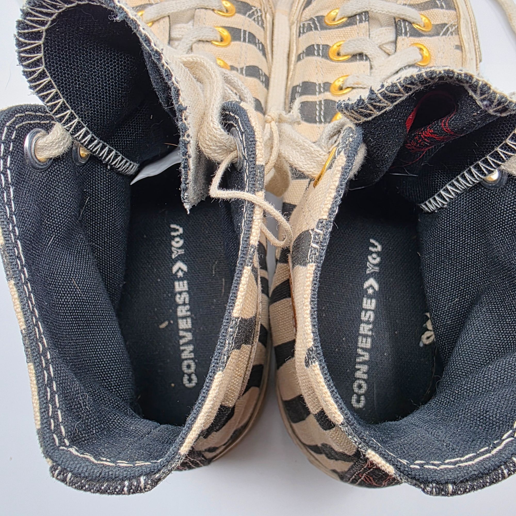 Converse Converse All Star Zebra Stripe Womens Size 8.5 High Top Size US 8 / IT 38 - 6 Thumbnail