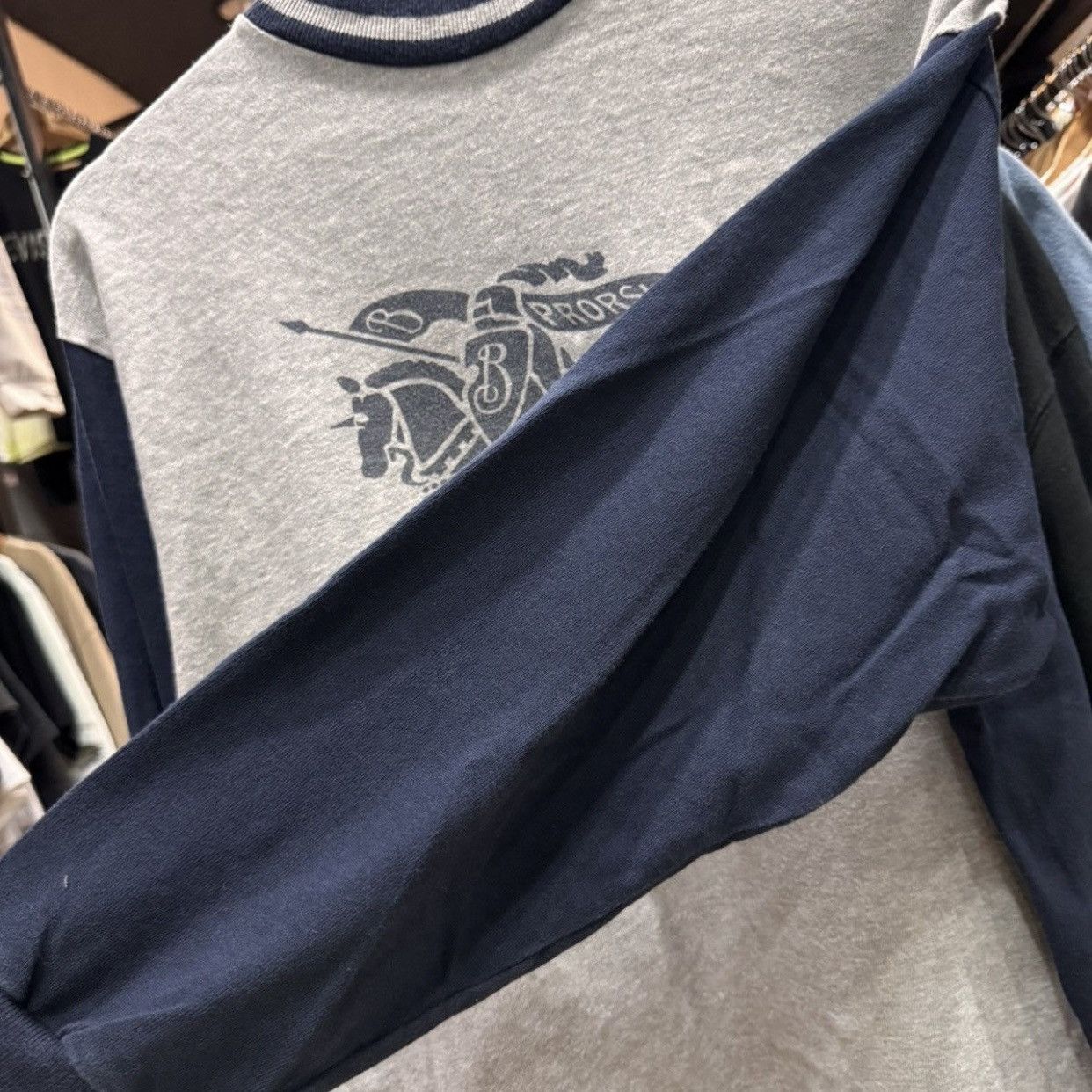 Burberry Vintage Burberrys Prorsum Equestrian Knight BigLogo Crewneck Size US M / EU 48-50 / 2 - 6 Thumbnail