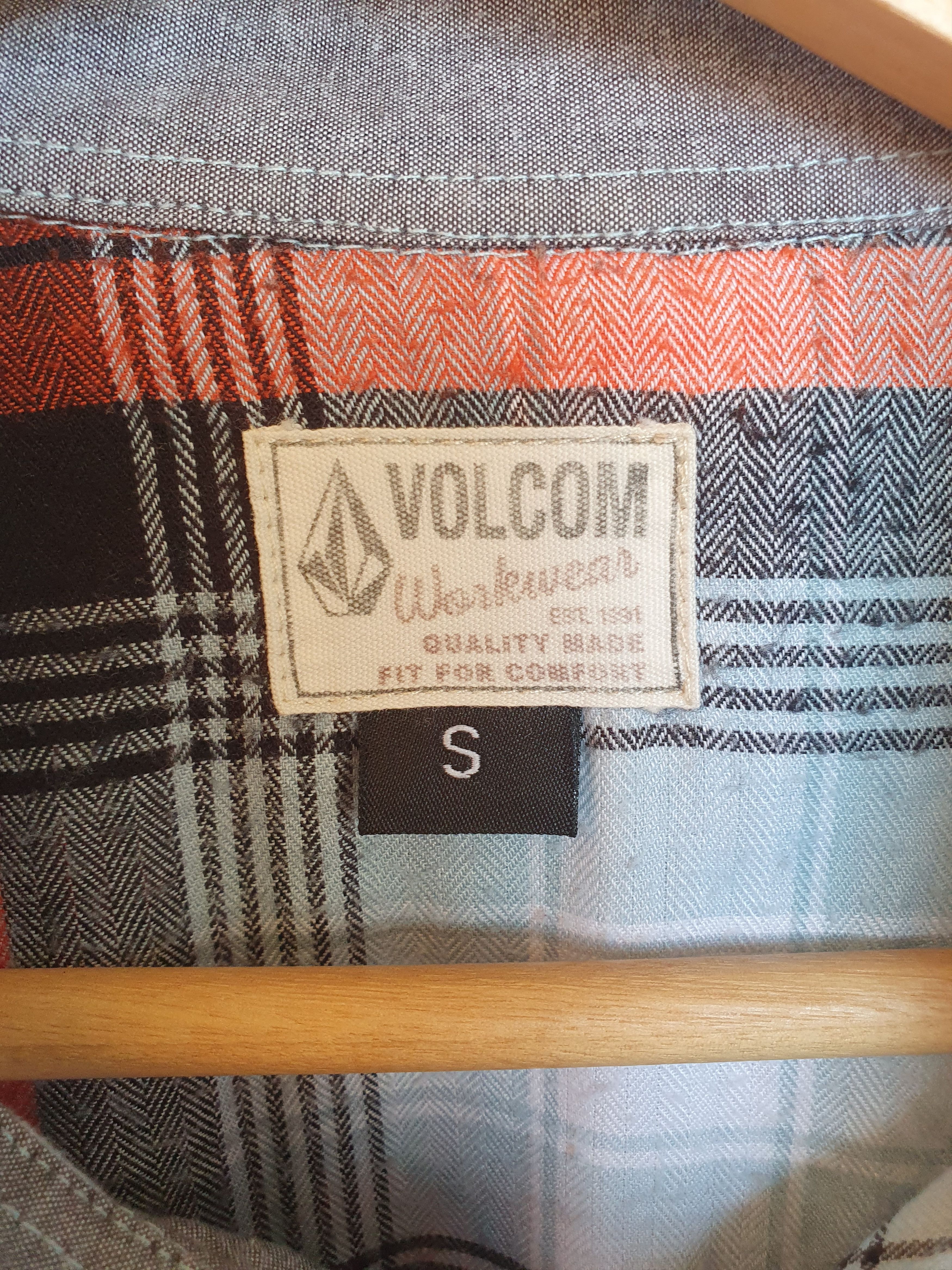 Volcom Volcom Workwear Plaid Button Up Long Sleeve Shirt S/M Size US S / EU 44-46 / 1 - 2 Thumbnail