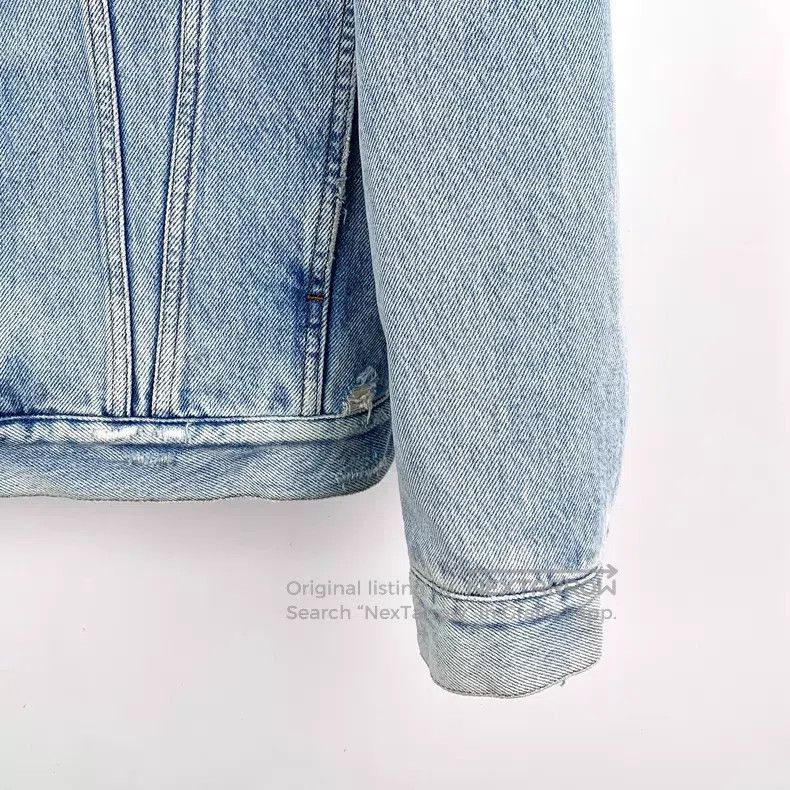 Gucci Gucci Blue heavy industry diamond embroidered cotton lapel Size M / US 6-8 / IT 42-44 - 4 Thumbnail