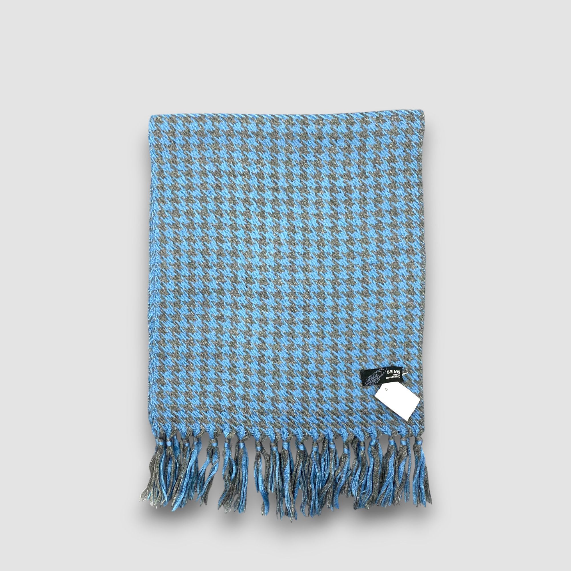 Beams Plus Vintage Beams Scarf Muffler Wool Fringe Winter Scarves Size ONE SIZE - 2 Thumbnail