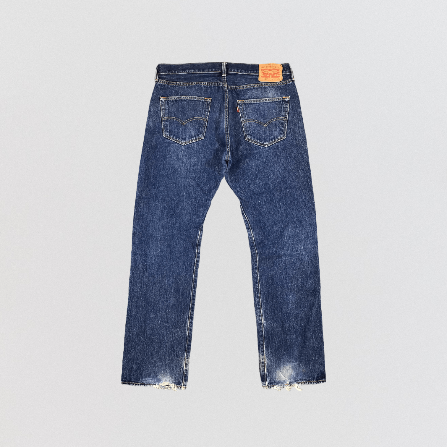 Levi's Vintage Blue Levis 501 Jeans-JM1004 Size US 35 - 2 Thumbnail