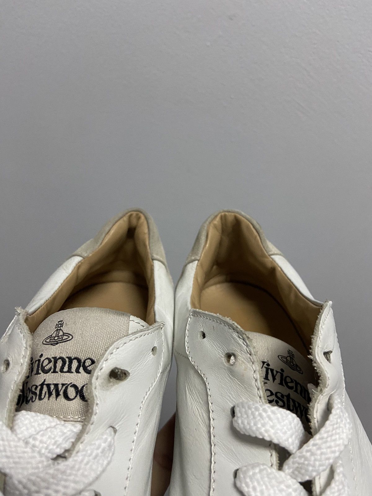 Vivienne Westwood Vivienne Westwood Apollo Trainers leather sneakers orb logo Size US 11 / EU 44 - 13 Thumbnail