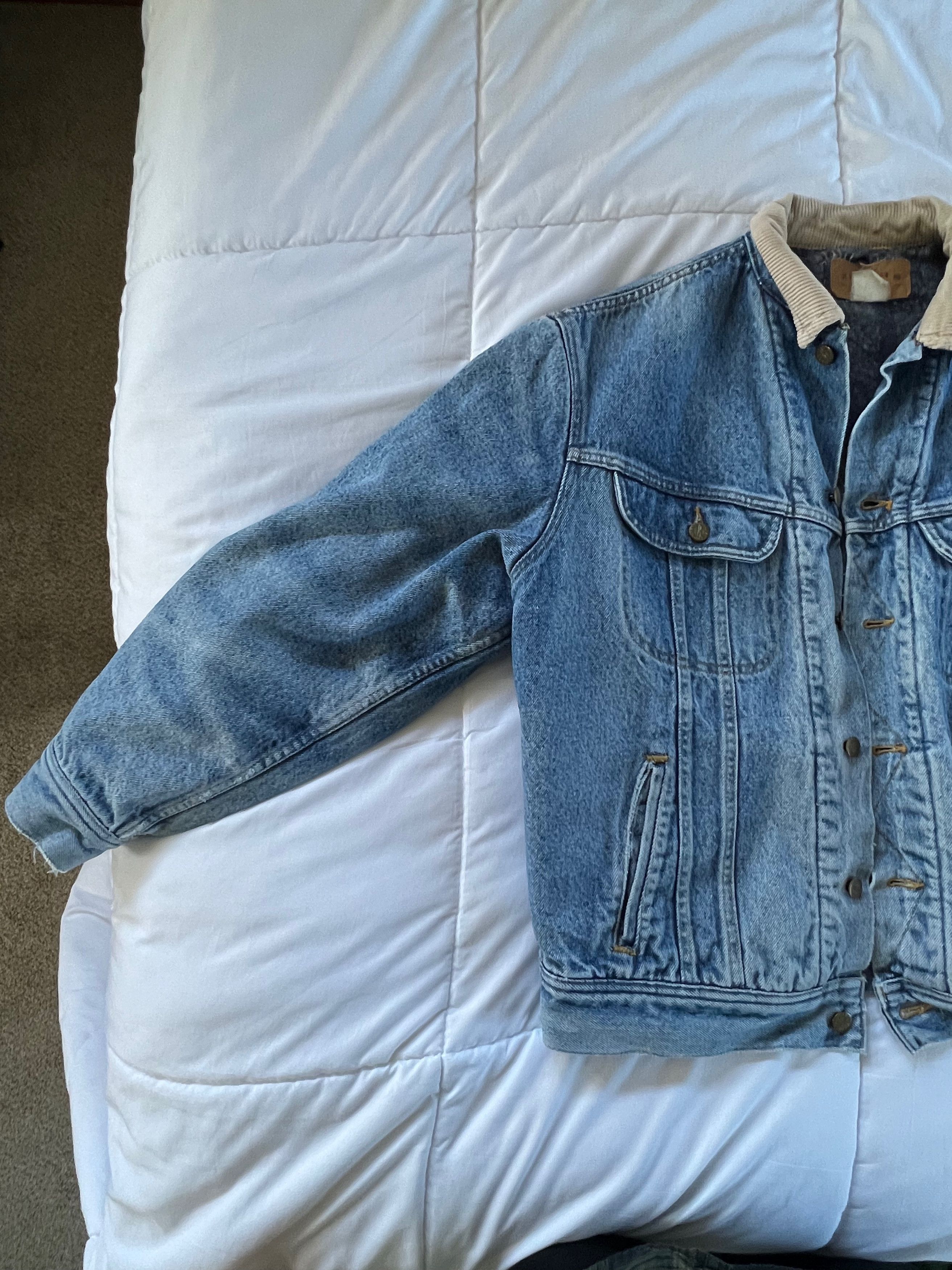 Vintage Vintage Riders Blanket Lined Jean/Denim Trucker Jacket Size US M / EU 48-50 / 2 - 4 Thumbnail