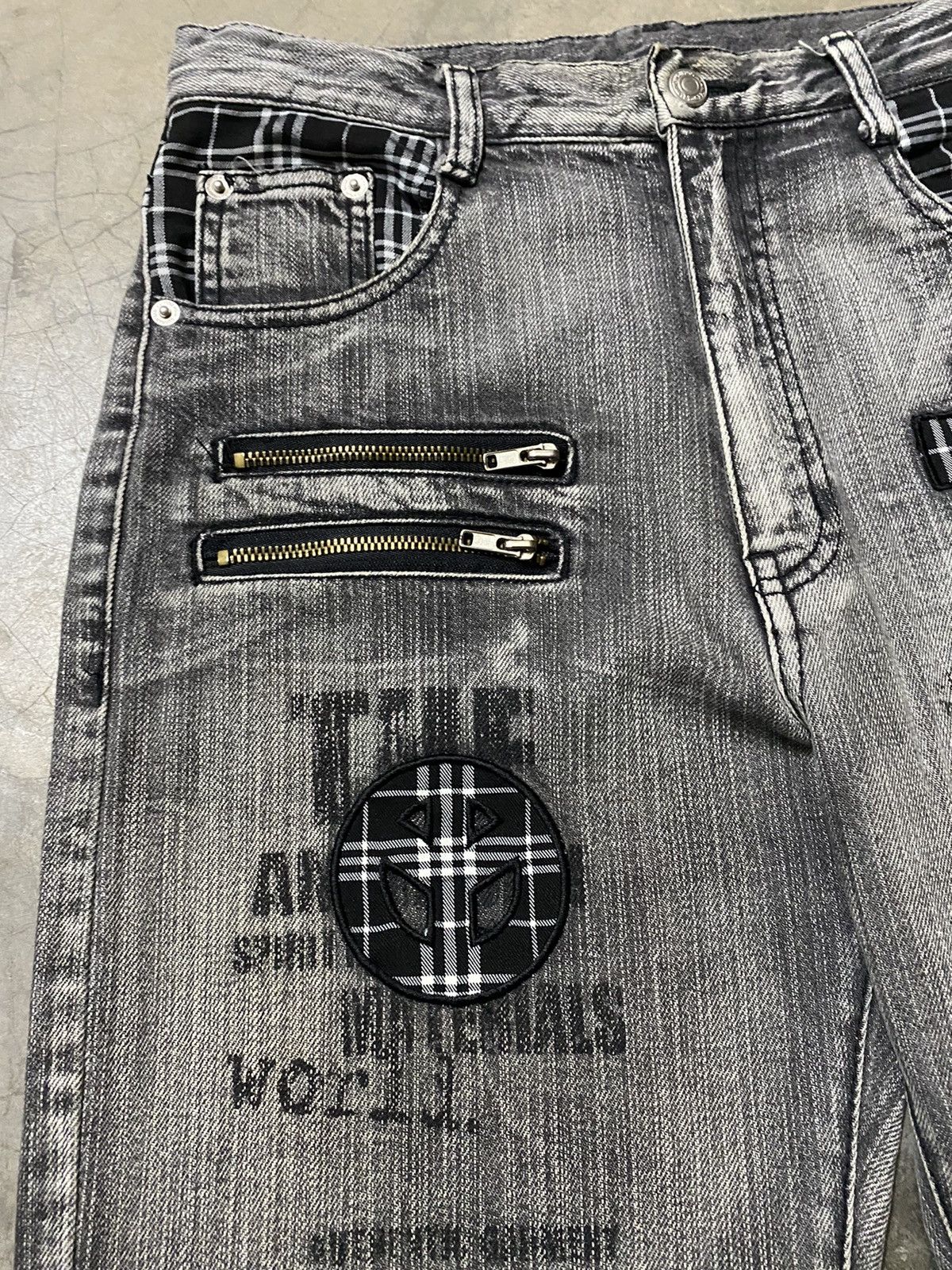 Hysteric Glamour × Japanese Brand × Tornado Mart Japan Grunge Seditionaries Distressed Jeans GYS p186 Size US 28 / EU 44 - 8 Thumbnail