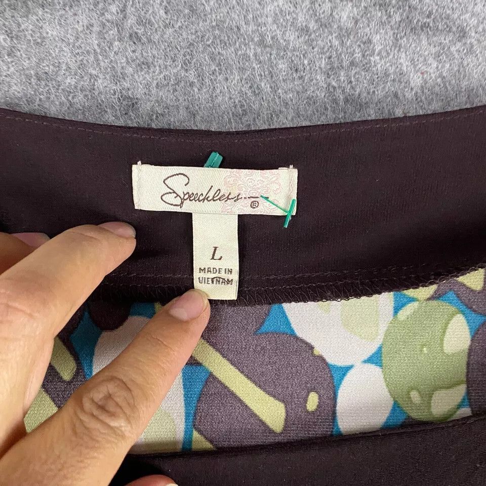 Other Speechless Top Large Women's Half Sleeve Adults Multicolor L Size L / US 10 / IT 46 - 3 Thumbnail