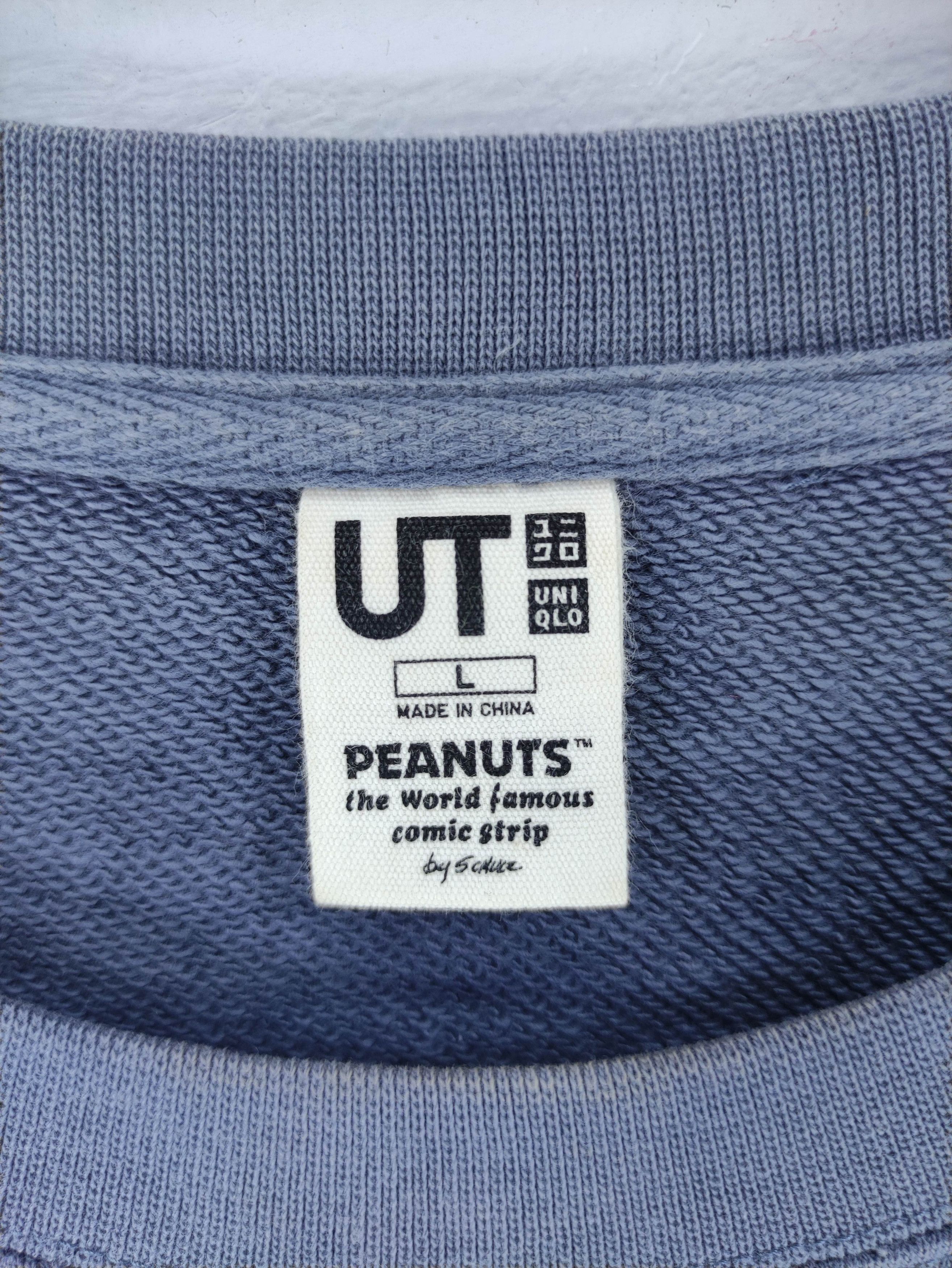 Cartoon Network × Uniqlo Vintage Uniqlo Ut Peanuts Snoopy Sweatshirt Big Logo Size US L / EU 52-54 / 3 - 4 Thumbnail