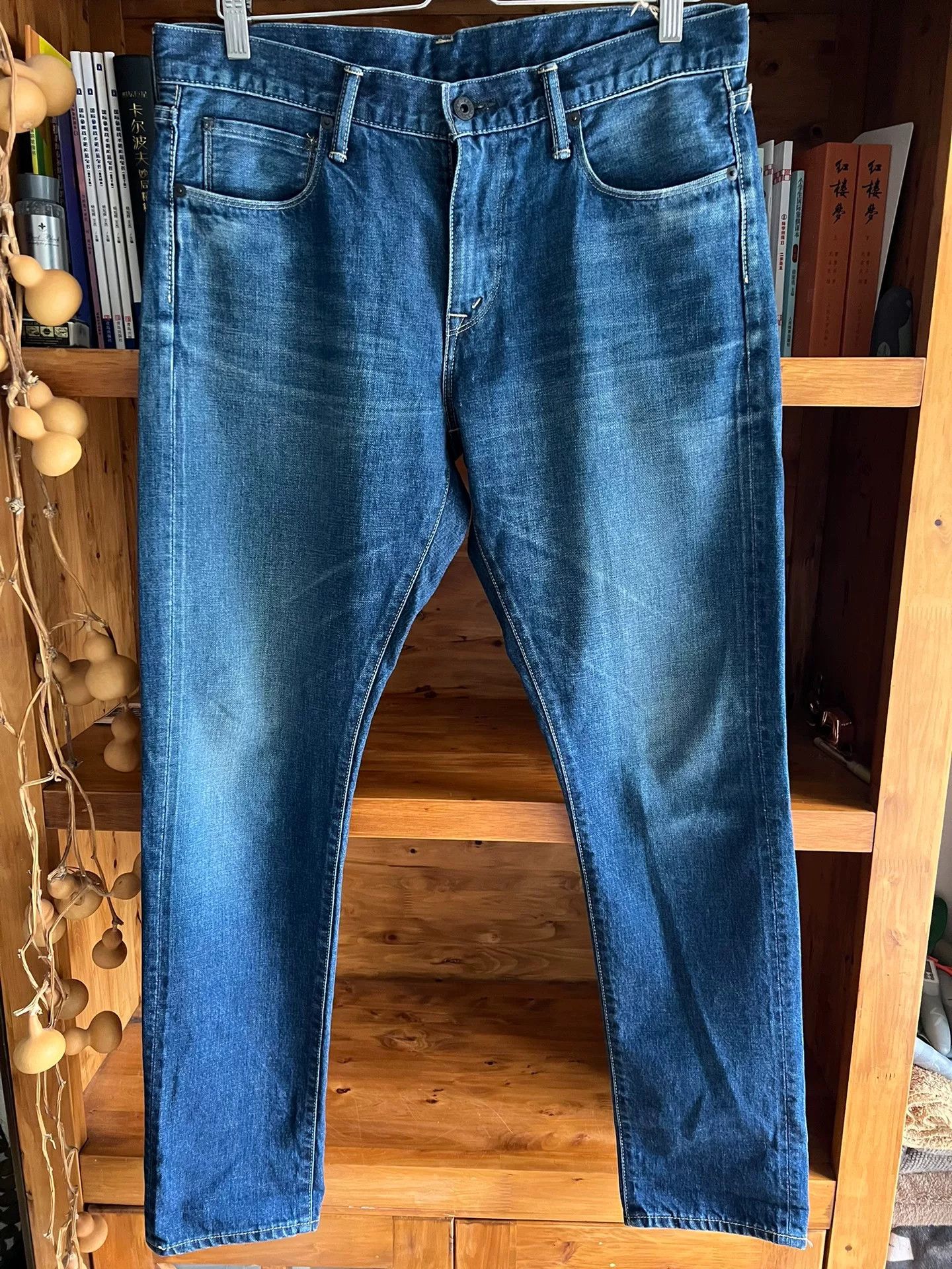 Visvim washed red ear denim talon zipper pants Size US 32 / EU 48 - 1 Thumbnail
