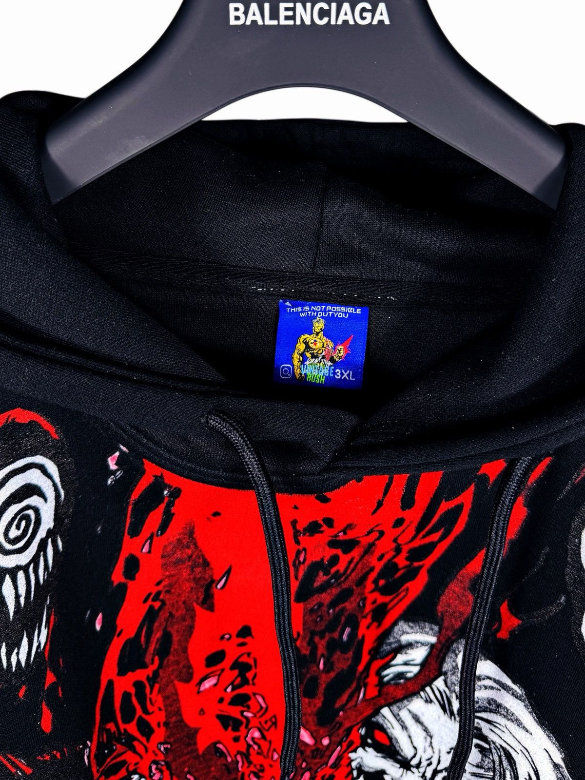 Marvel Comics VINTAGE RUSH KNULL VENOM SPIDERMAN CARNAGE METAL HOODIE 3XL Size US XXL / EU 58 / 5 - 4 Thumbnail