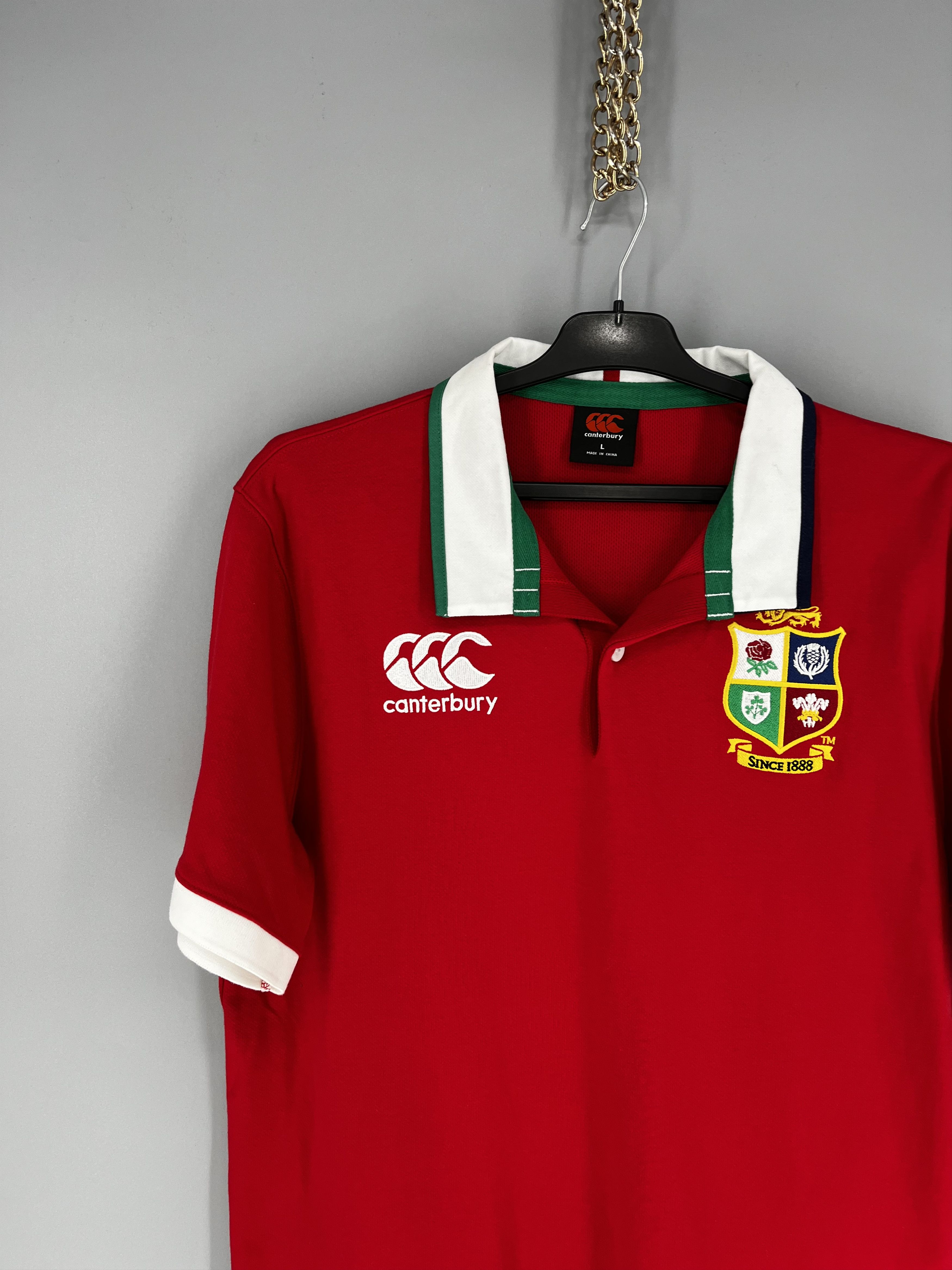 Canterbury of New Zealand Canterbury British & Irish Lions Rugby Polo Shirt Men's Size US L / EU 52-54 / 3 - 4 Thumbnail