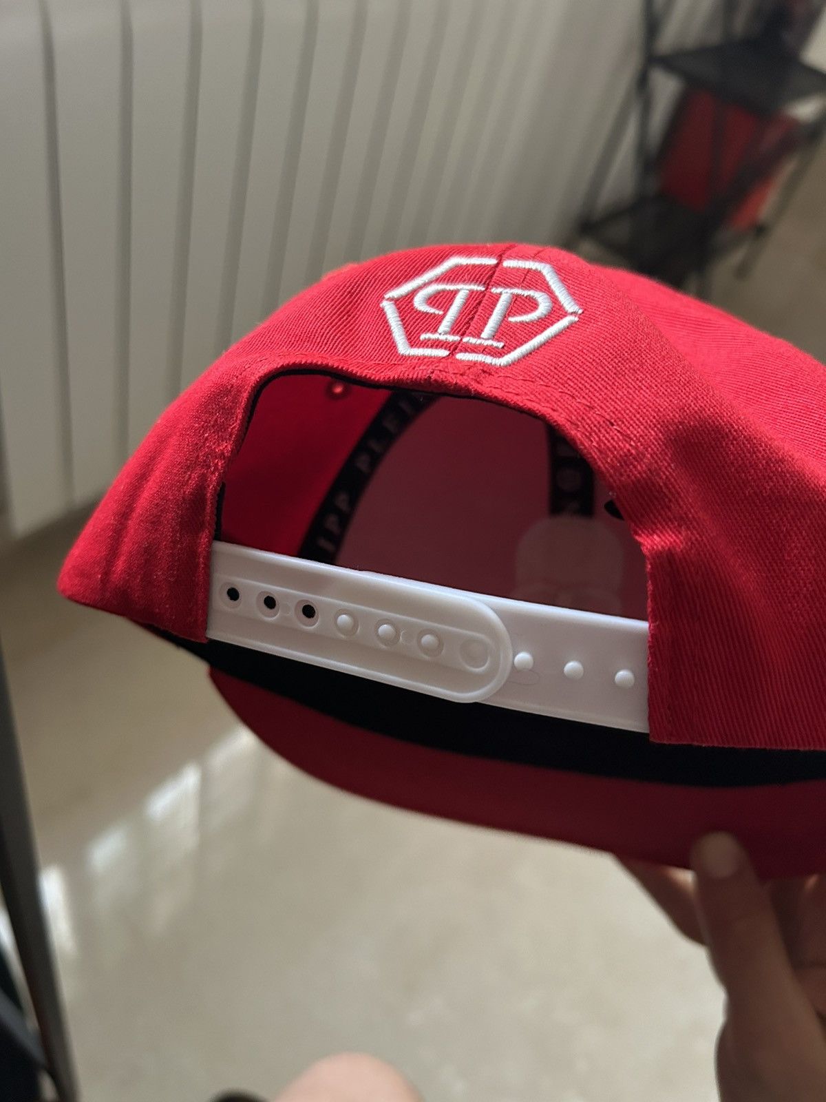 Philipp Plein Philip Plein Red Skull Hat Size ONE SIZE - 7 Thumbnail