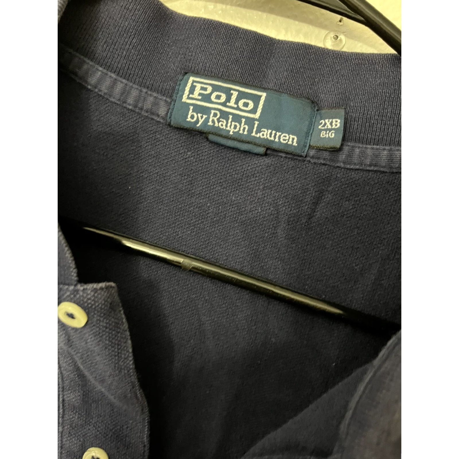 Polo Ralph Lauren Polo Ralph Lauren Polo Shirt Men Big 2XB Navy Logo Shirt Size US XXL / EU 58 / 5 - 3 Thumbnail