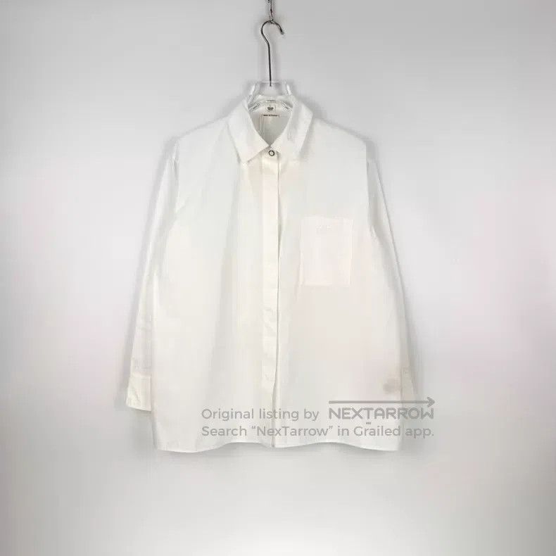 Hermes Hermes White Embroidered War Horse Shirt Size XS / US 0-2 / IT 36-38 - 3 Thumbnail