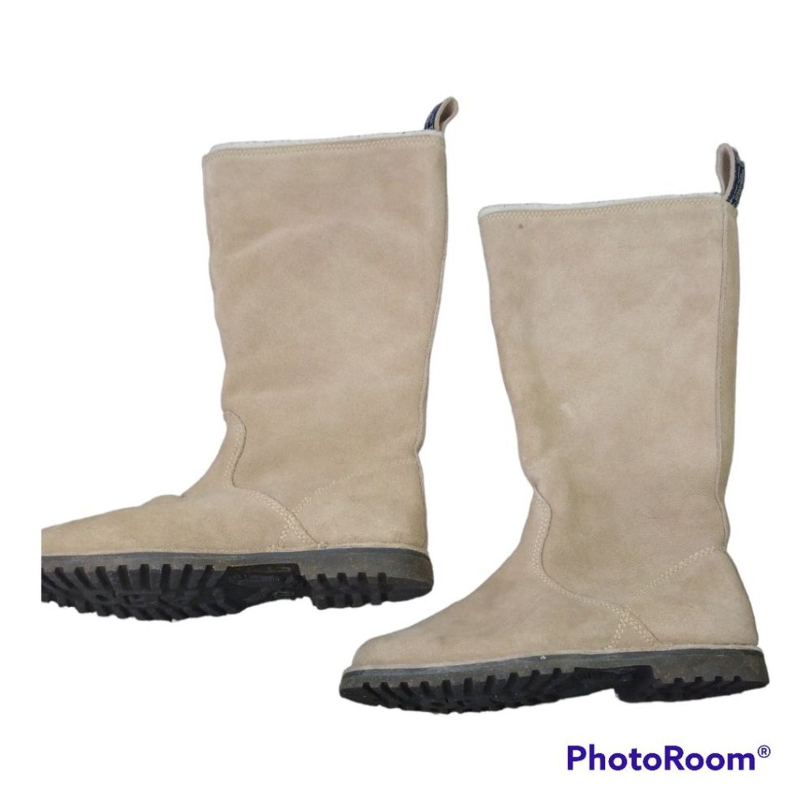 American Eagle Outfitters American Eagle Camel Color Suede HighBoots Faux Fur Lining 6 Size US 6 / IT 36 - 1 Thumbnail