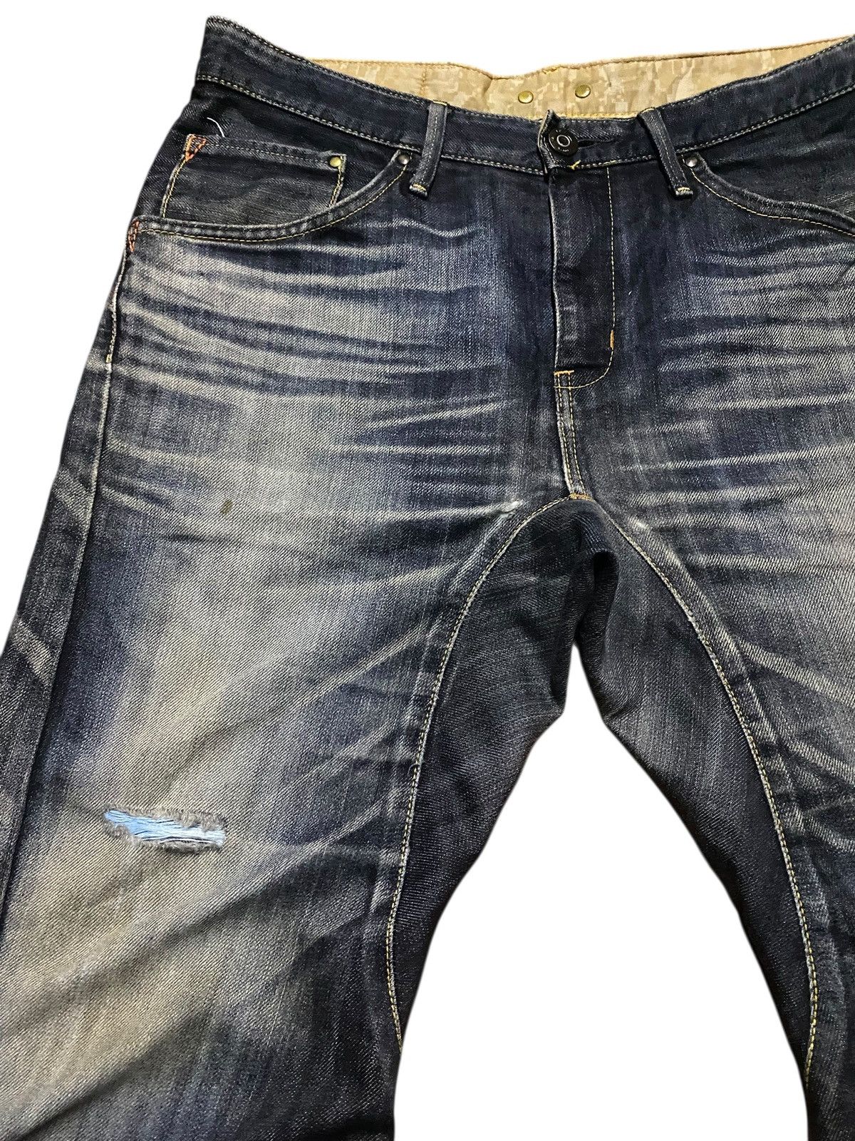 Edwin Vintage Edwin XV Funtion Curve Leg Loose Jeans Size US 33 - 7 Thumbnail