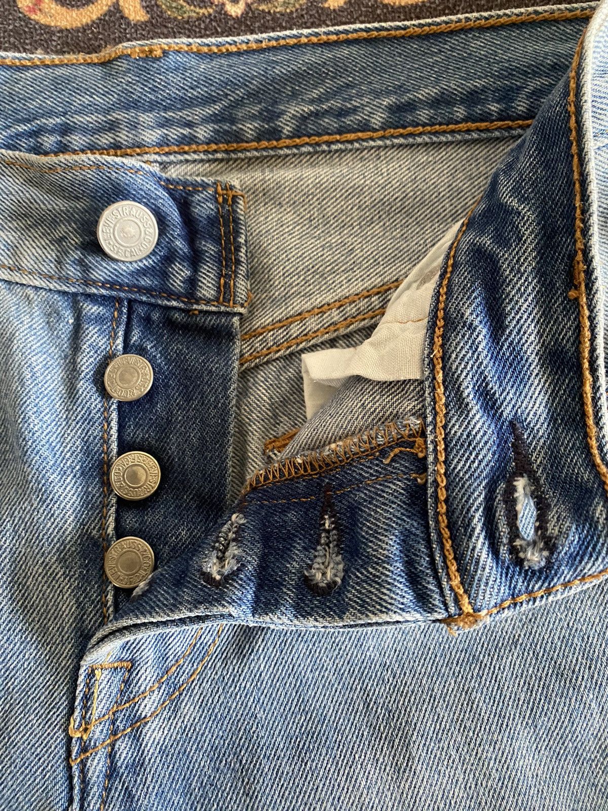 Levi's × Levi's Vintage Clothing Levi’s CT 501 Distressed Denim Jeans Size US 28 / EU 44 - 12 Thumbnail