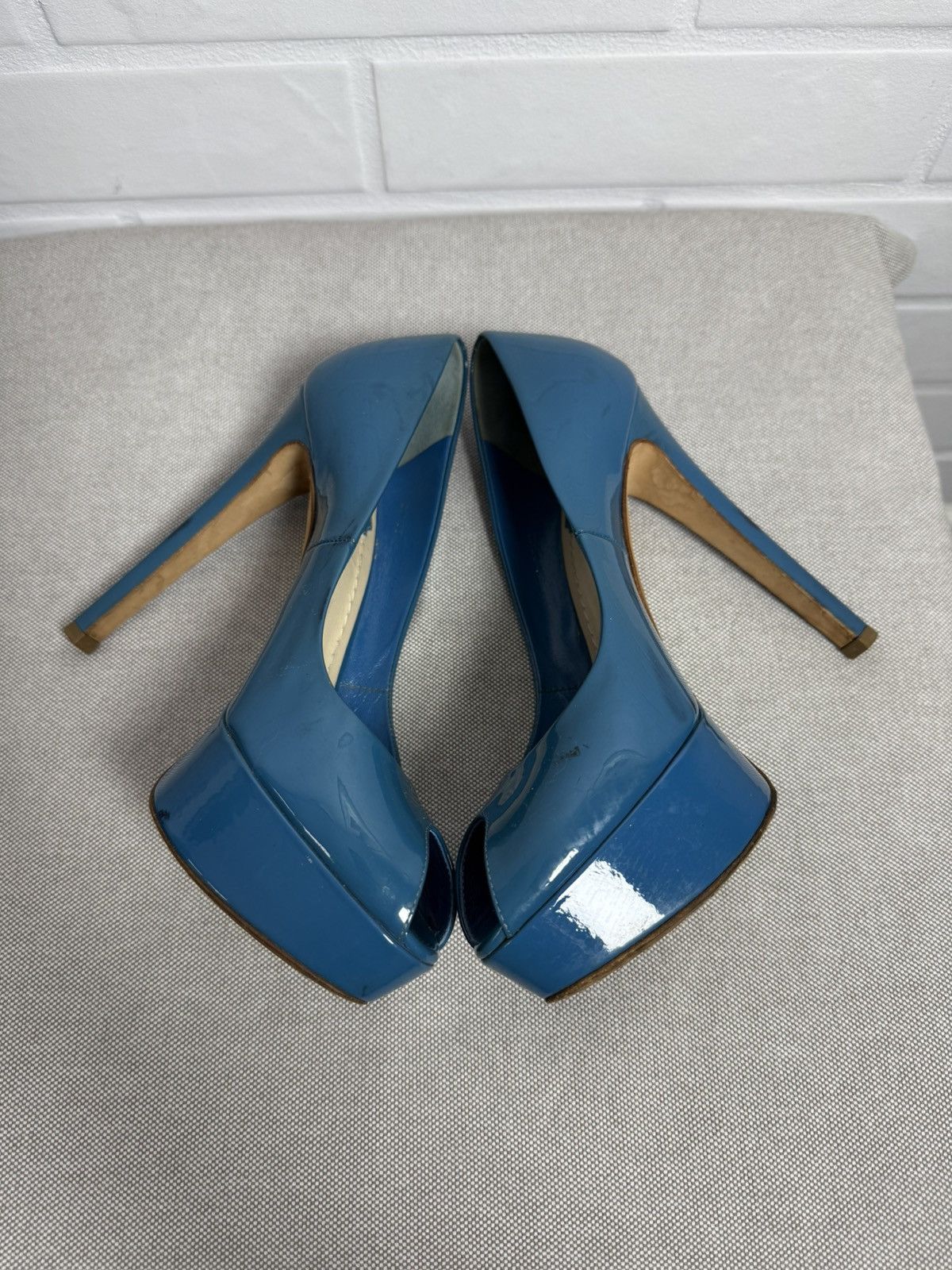 Dior Christian Dior Heels Shoes Patent Leather Size 37 STAINS Size US 7 / IT 37 - 5 Thumbnail