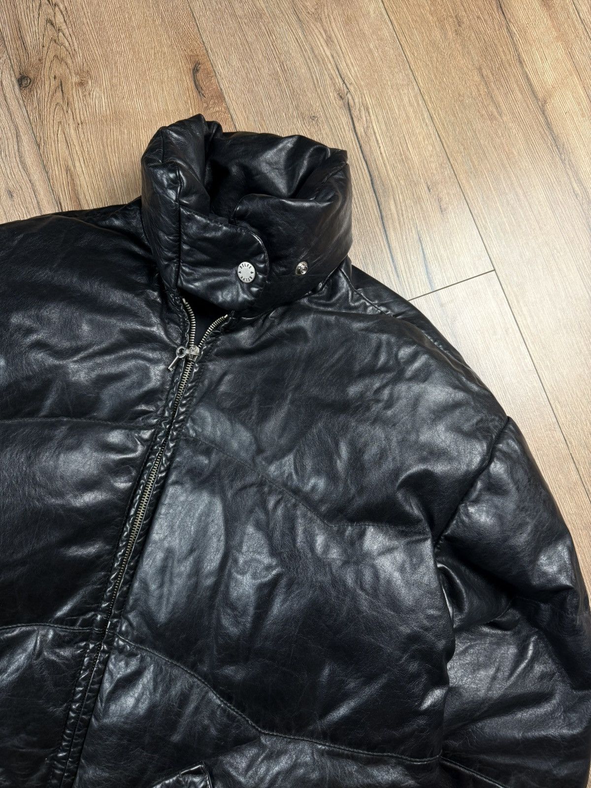 Other Vintage Belfe Leather Puffer Jacket Italy – IT40 Oversized Size US M / EU 48-50 / 2 - 3 Thumbnail