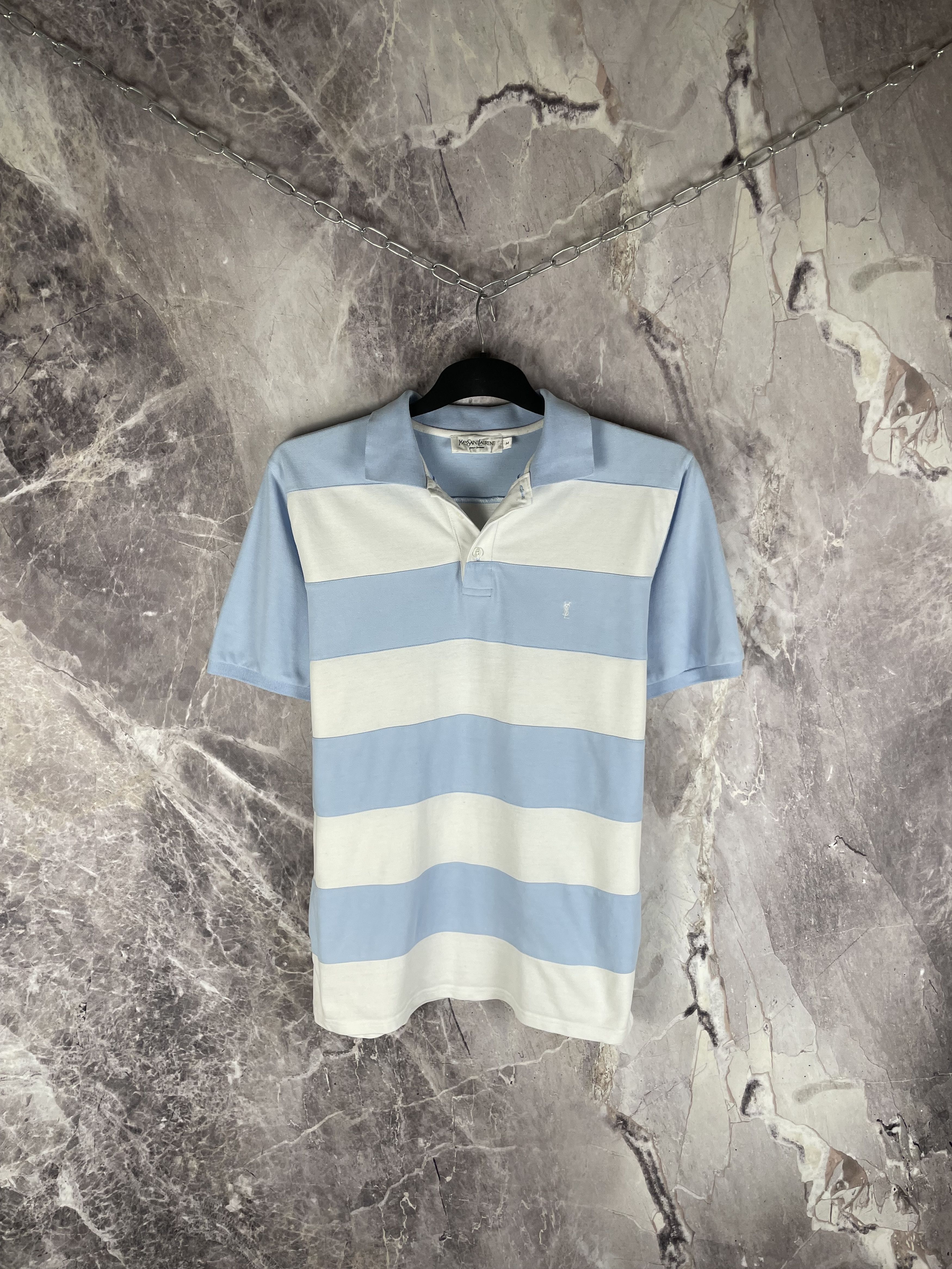 Yves Saint Laurent Yves Saint Laurent vintage polo shirt ysl Size US M / EU 48-50 / 2 - 1 Thumbnail