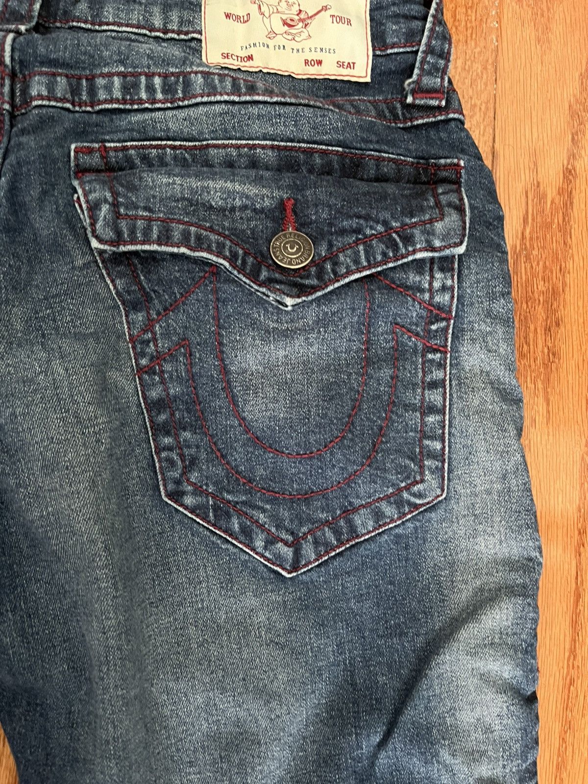 True Religion RICKY STRAIGHT JEAN Size US 32 / EU 48 - 3 Thumbnail