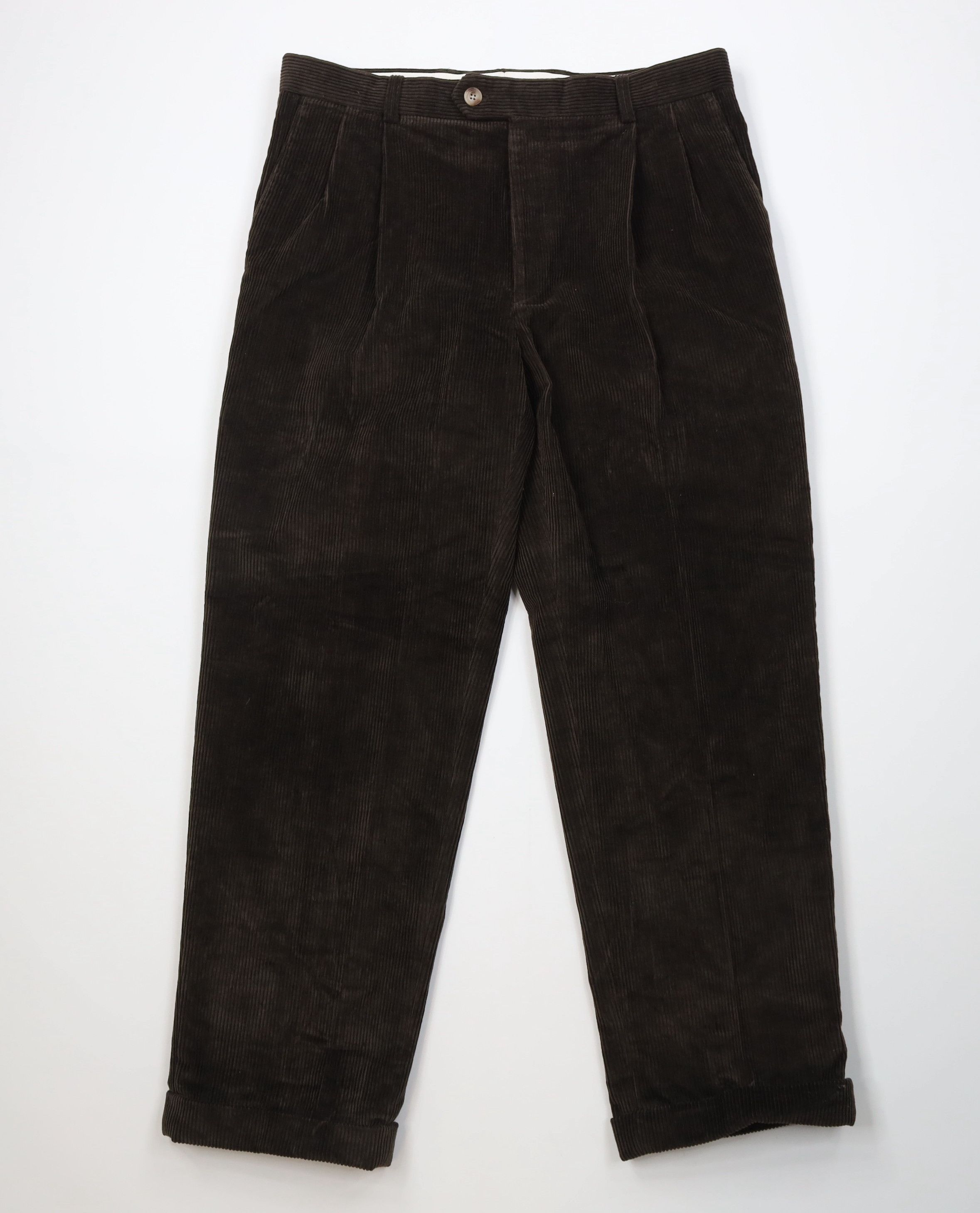 Vintage Vintage 90s Streetwear Heavy Wide Leg Corduroy Chino Pants Size US 36 / EU 52 - 1 Thumbnail