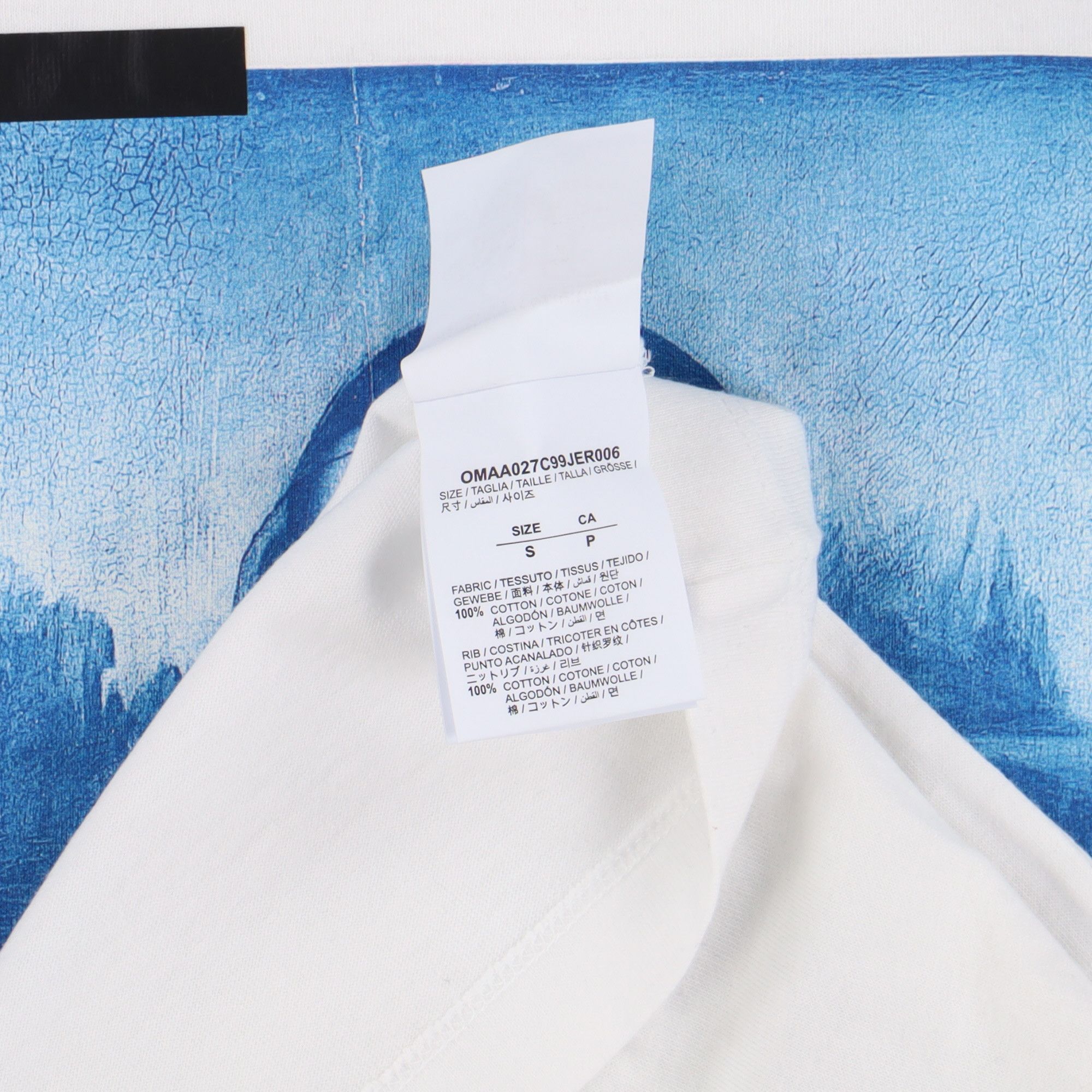 Off-White White Mona Lisa Logo T-shirt Size US S / EU 44-46 / 1 - 6 Thumbnail