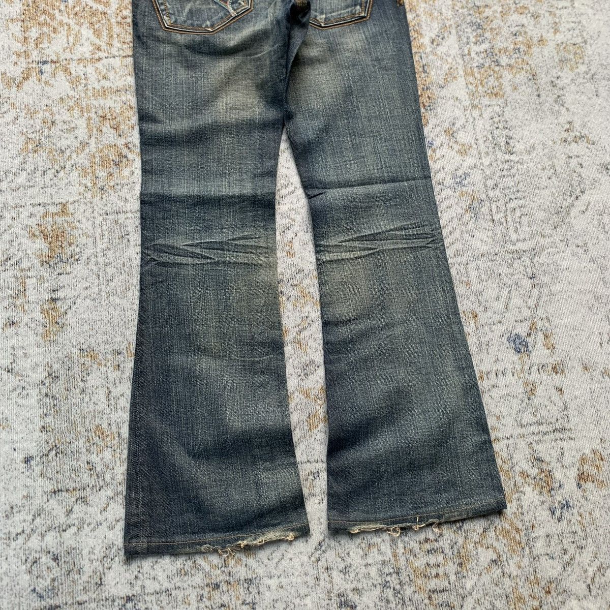 Japanese Brand Rare Japanese Brand Back Number Studded Flared Pants Size 28" / US 6 / IT 42 - 7 Thumbnail