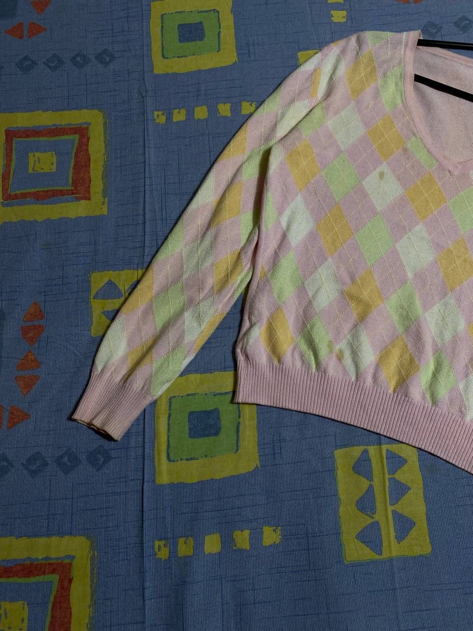 Lacoste Rare Vintage Lacoste Chemise Crewneck Knit Sweater Pink Size US S / EU 44-46 / 1 - 18 Thumbnail