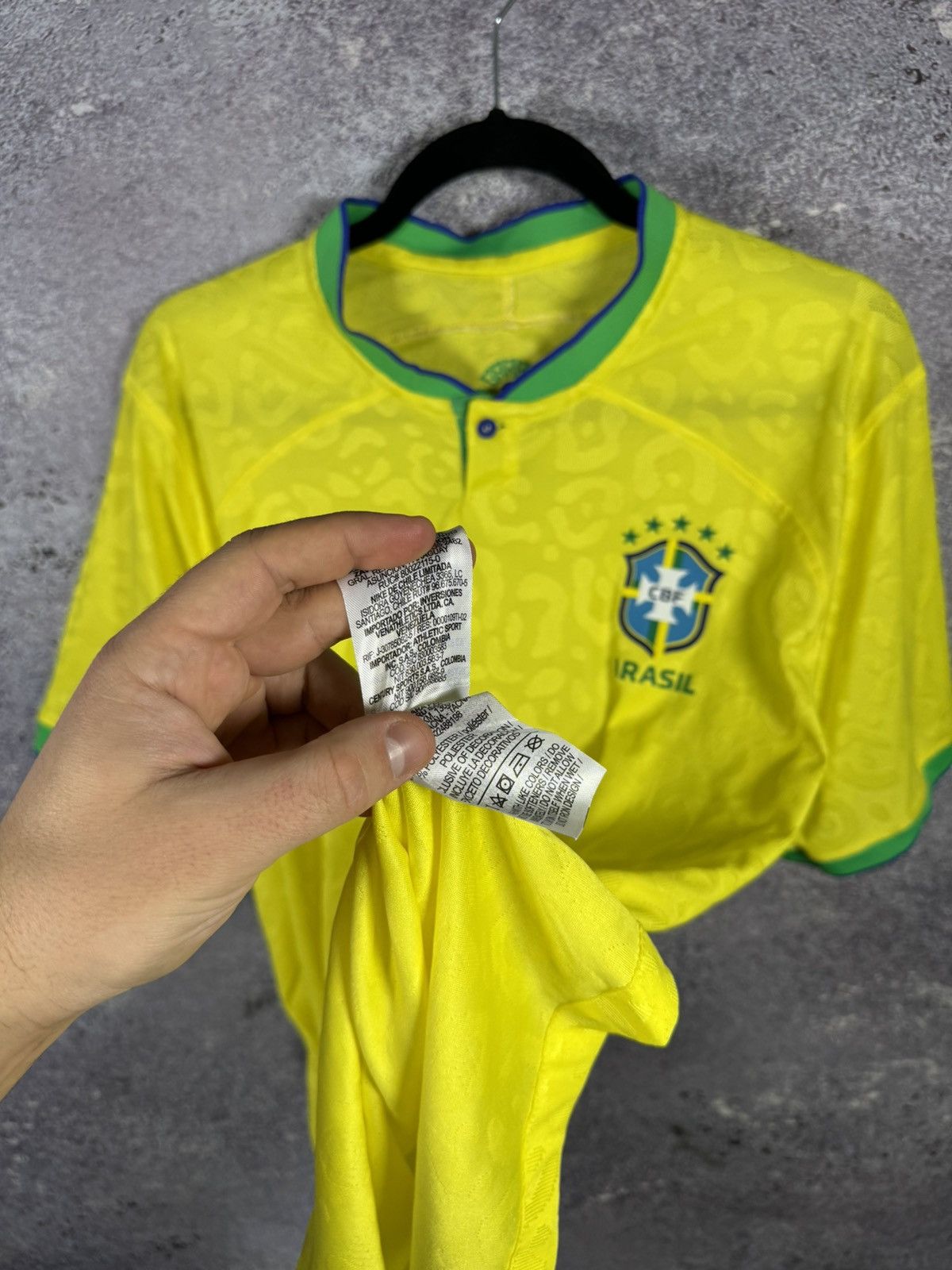 Nike × Vintage Vintage Brazil National Team 2022 Nike Soccer Jersey 2XL Size US XXL / EU 58 / 5 - 12 Thumbnail