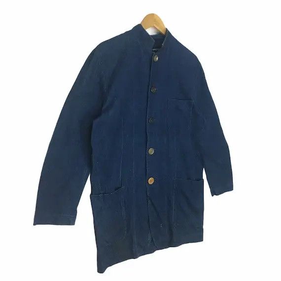 Comme des Garcons Vtg COMME DES GARCONS Indigo Denim Jeans Jacket Rei Kawakubo Size L / US 10 / IT 46 - 3 Thumbnail