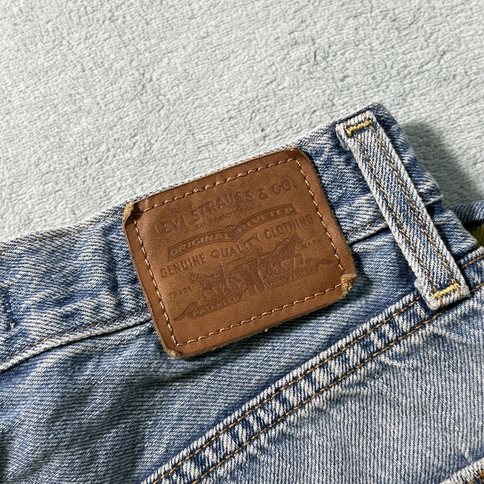 Levi's Levis Premium Loose Straight Jeans Women 27x29 Baggy Relaxed Size 27" / US 4 / IT 40 - 3 Thumbnail