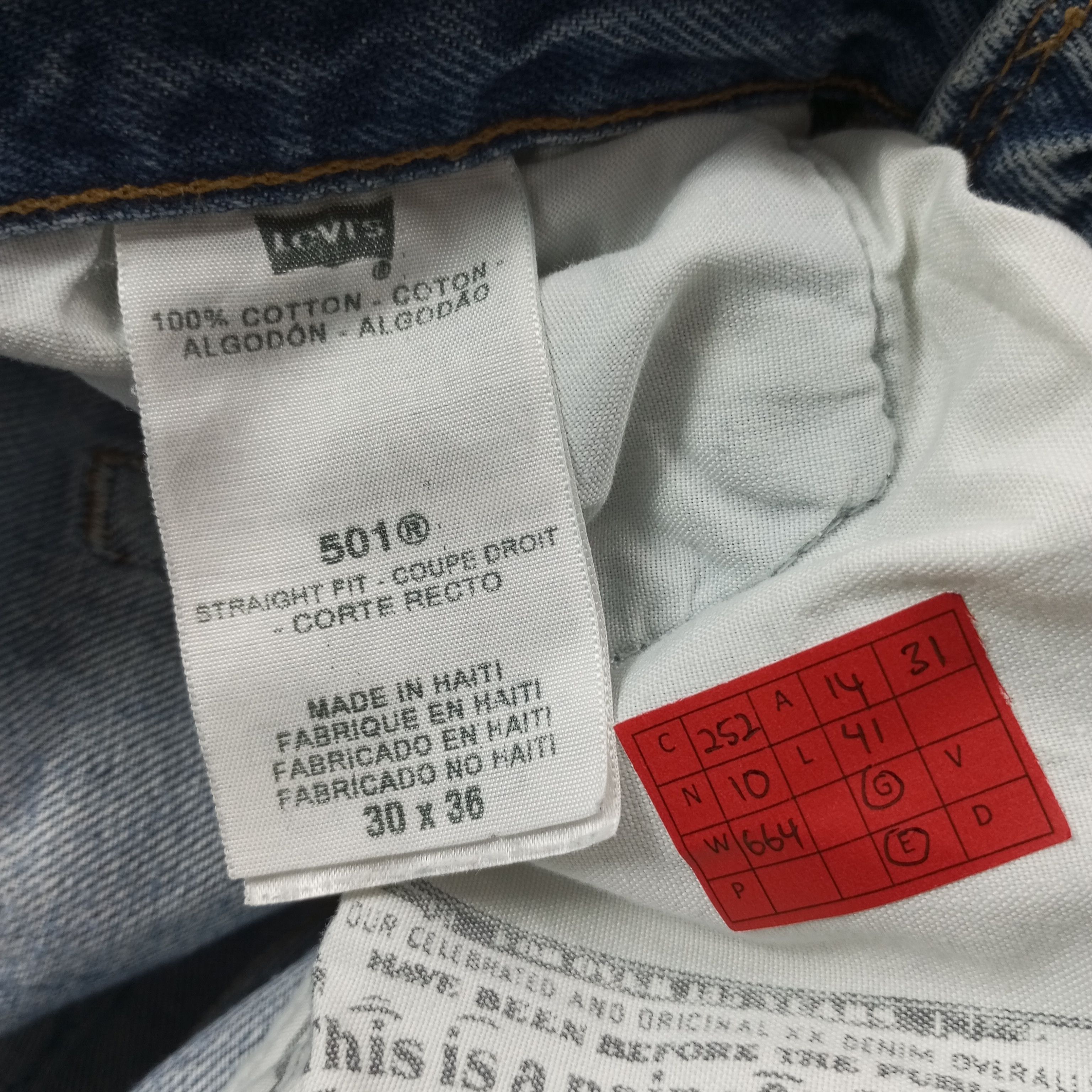 Levi's Levis 501 Streetwear Distressed Jeans c252n10 Size US 28 / EU 44 - 13 Thumbnail